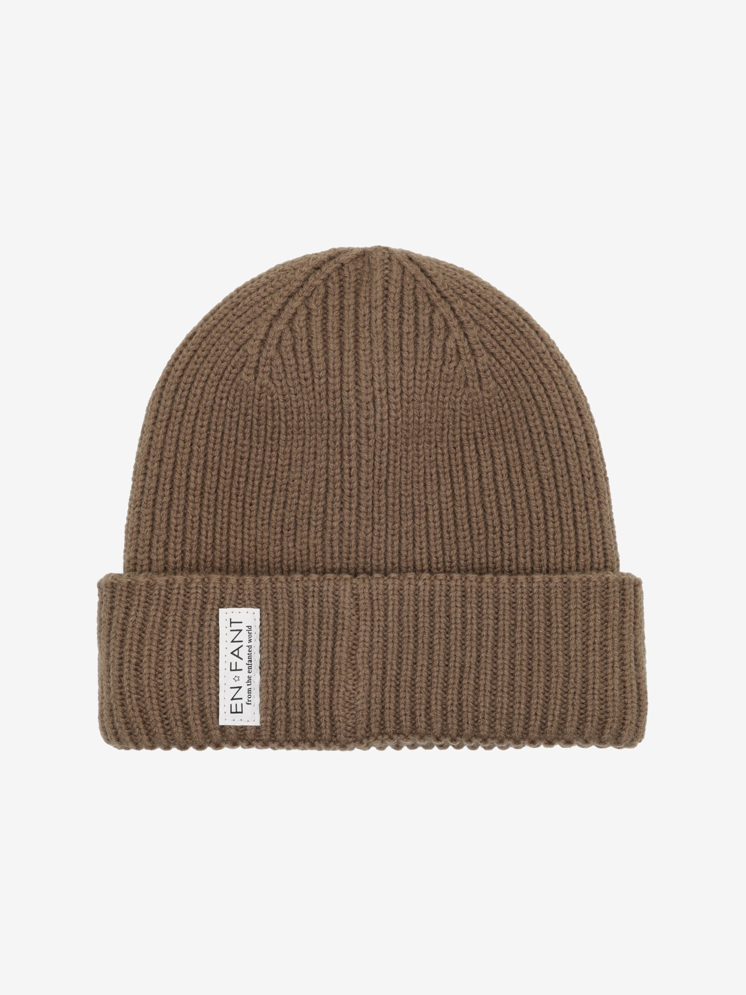 Enfant Beanie W Lining Pine Bark