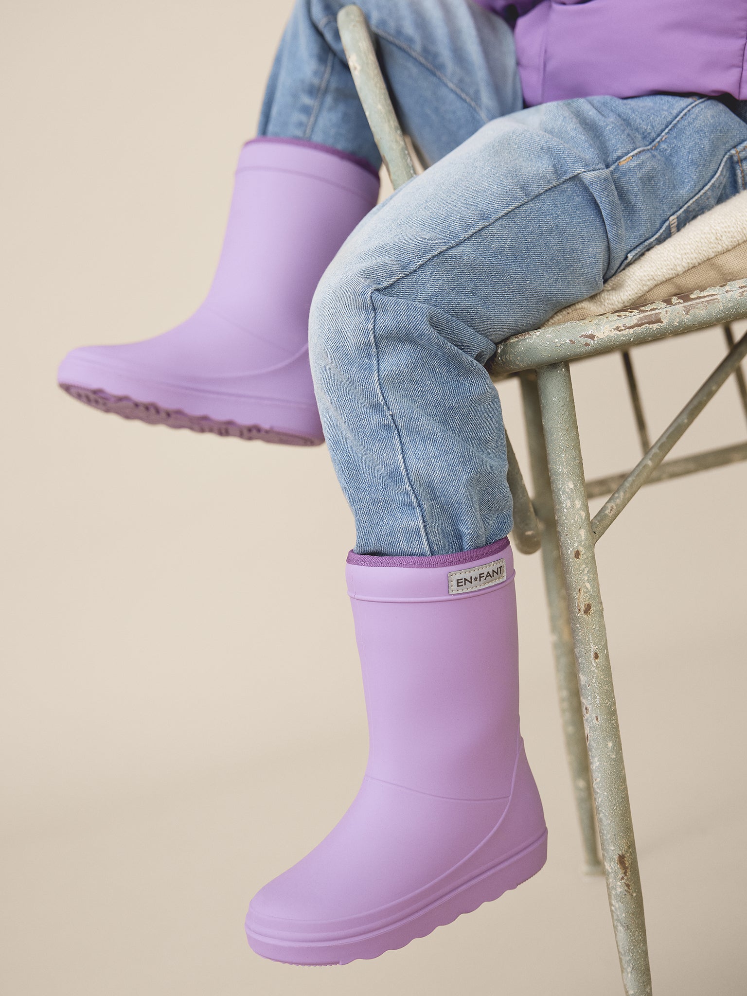 Enfant Thermo Boots Solid Bellflower