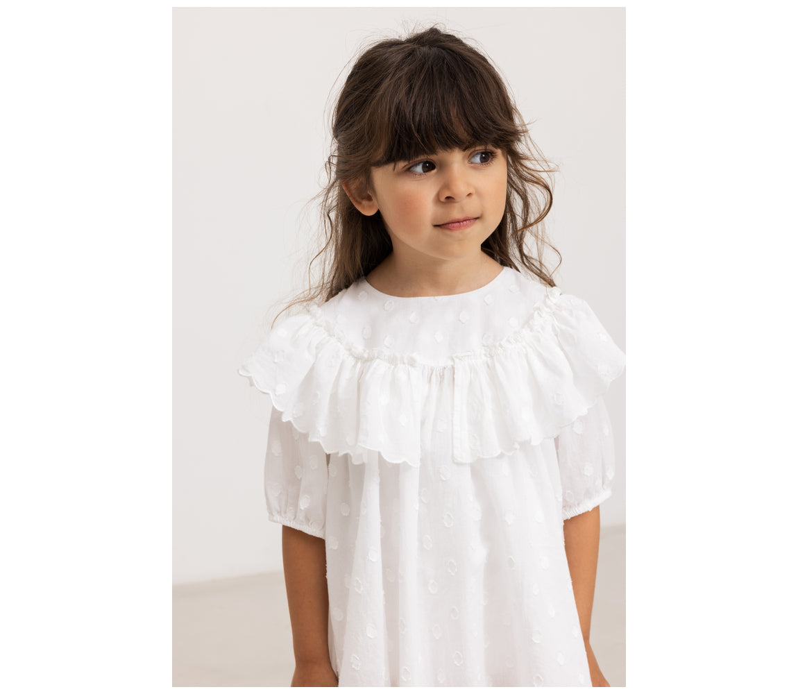 MarMar Copenhagen Delsa Dobby Dots Dress Girls