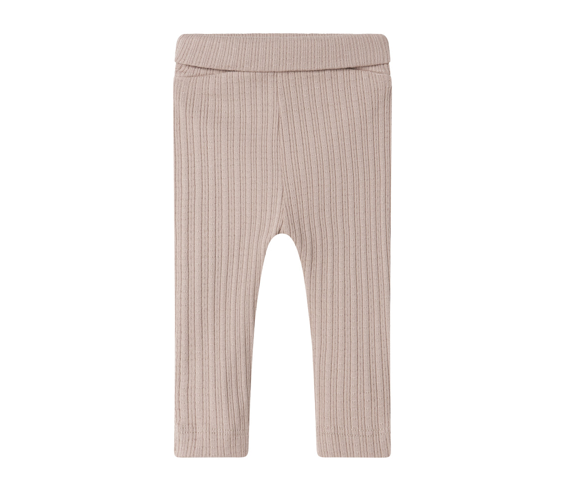 MarMar Copenhagen Piva Modal Pointelle Rib Soft Beige Baby