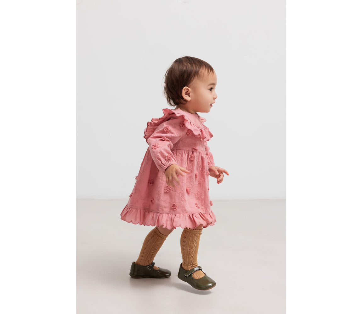 Marmar Copenhagen Dress LS Embroidery Baby