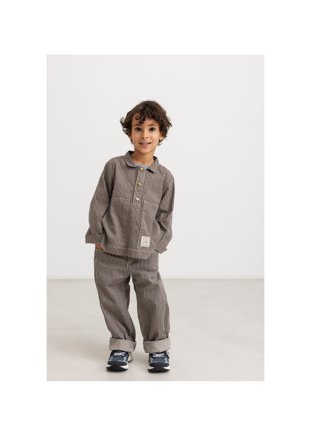 MarMar Copenhagen Pando Soft Denim Dark Brownie Stripe