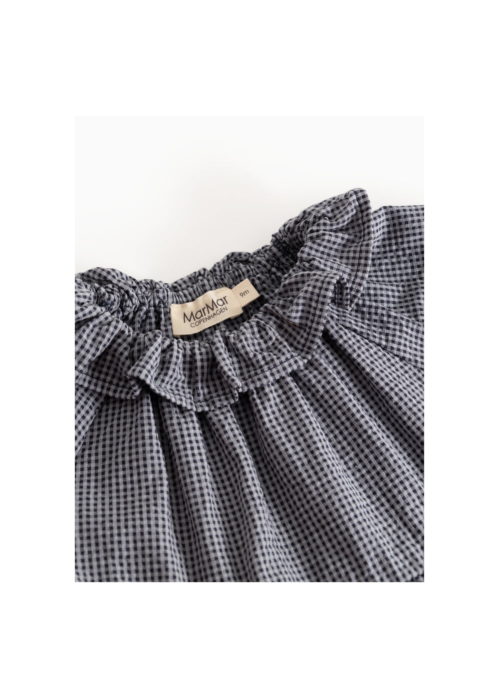 MarMar Copenhagen Baby Dawson Frill Dress Blue Check