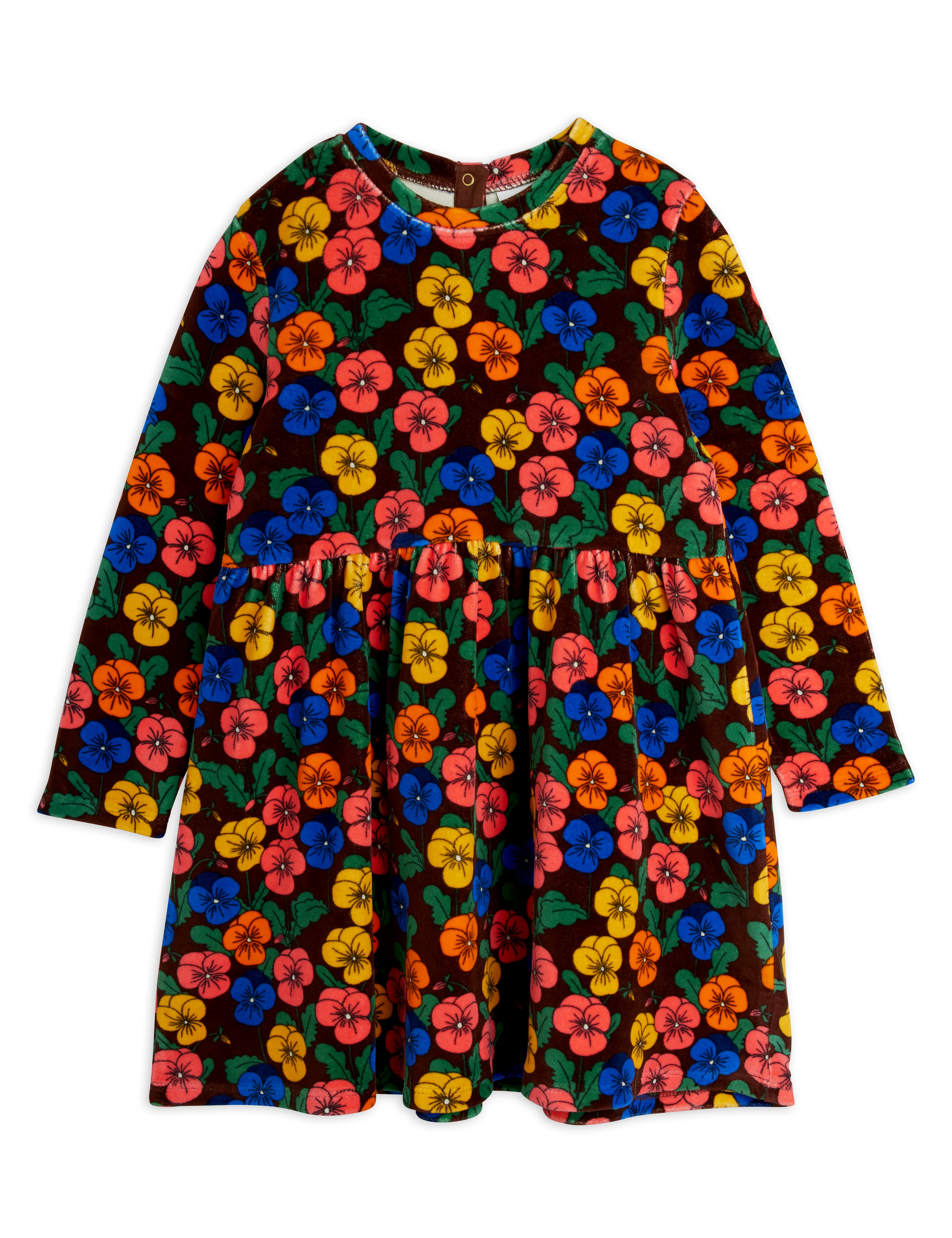 Mini Rodini Violas Aop Velour Dress