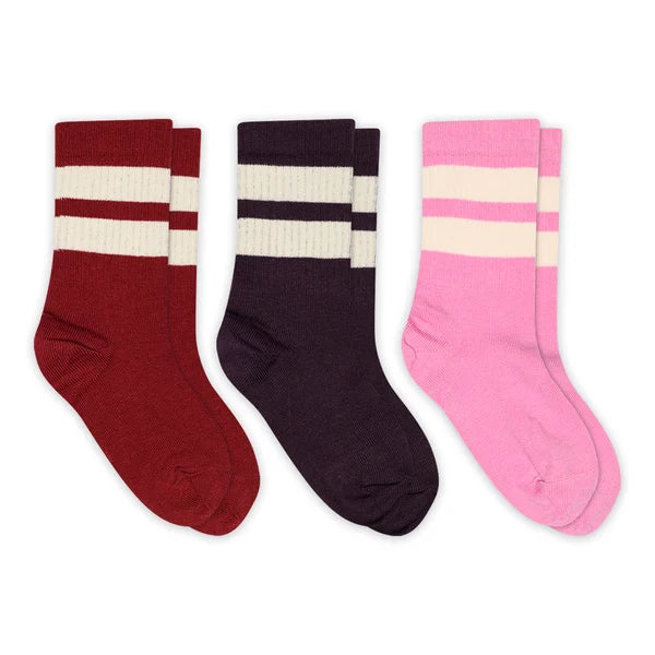 Mp Denmark Anker Sock 3-Pack Dark Purple