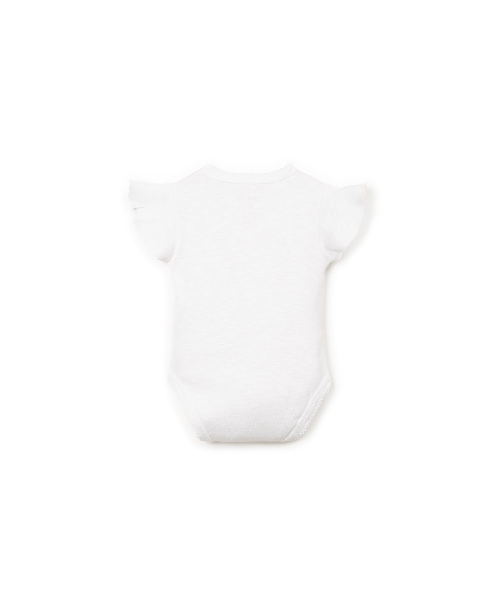 Play up Rib Flame 10902 Baby Romper Ruffle Mouw