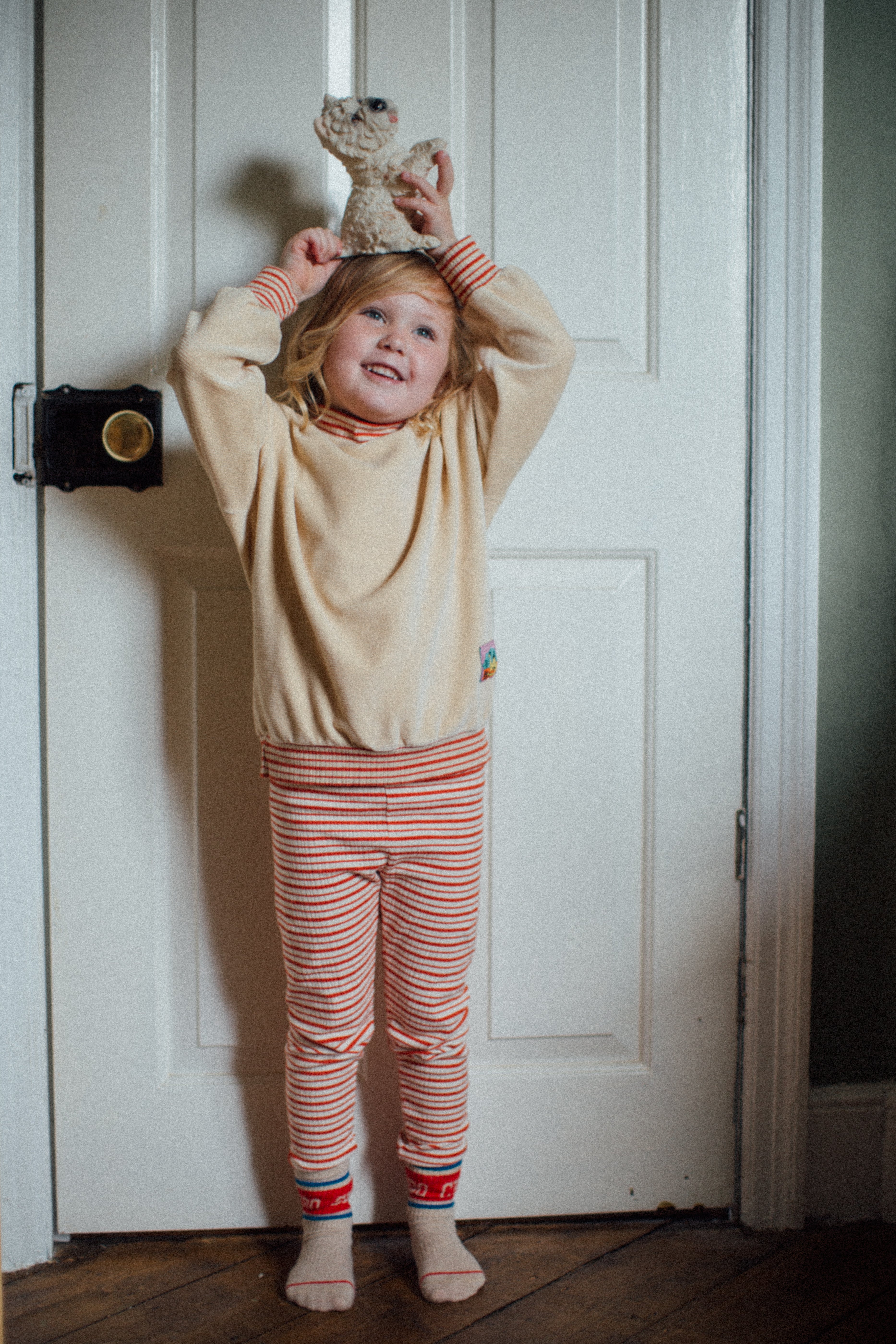 Bobo Choses Red Stripes Legging
