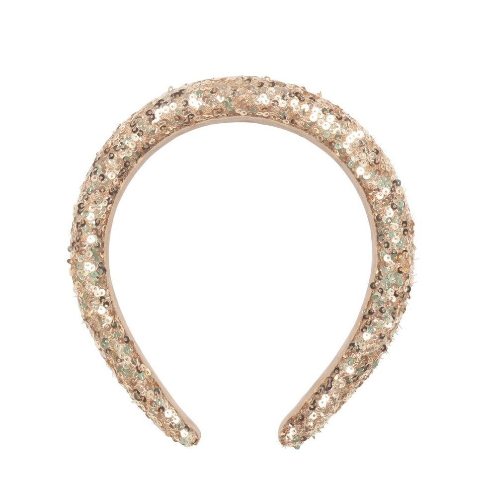 Rockahula Gold Sequin Padded Haarband