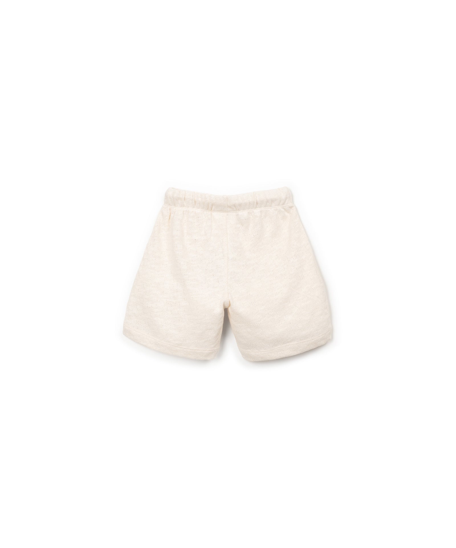 Play Up Beige Fleece Shorts Palmtree