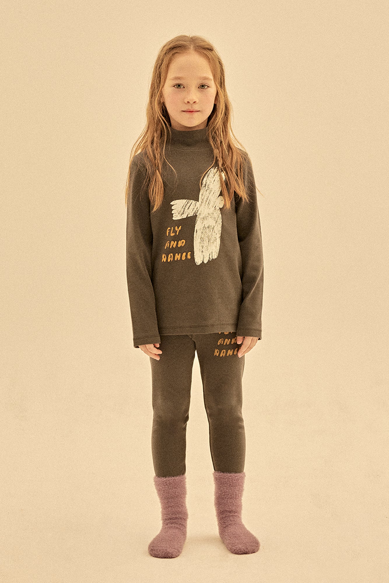 Jelly Mallow Bird Fleece SET Girls