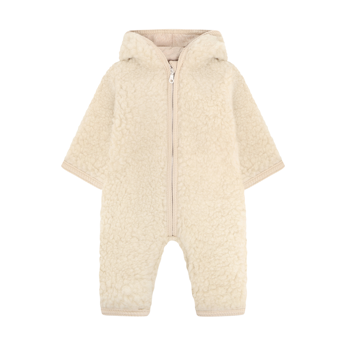 HUTTELiHUT Pram Suit Wool Teddy W. Lining Cement
