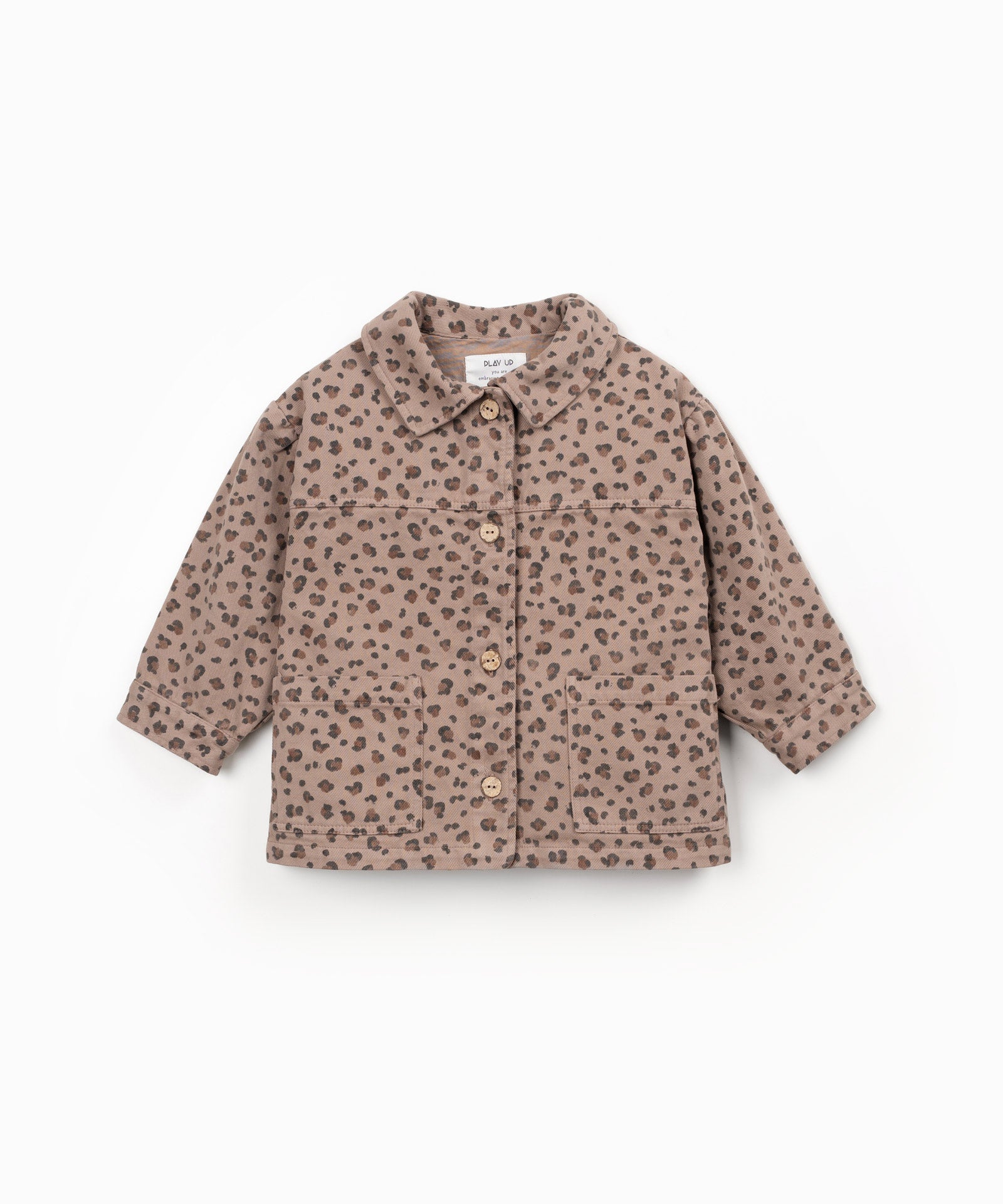 Play Up Leopard Printed Twill Shirt/Blouse