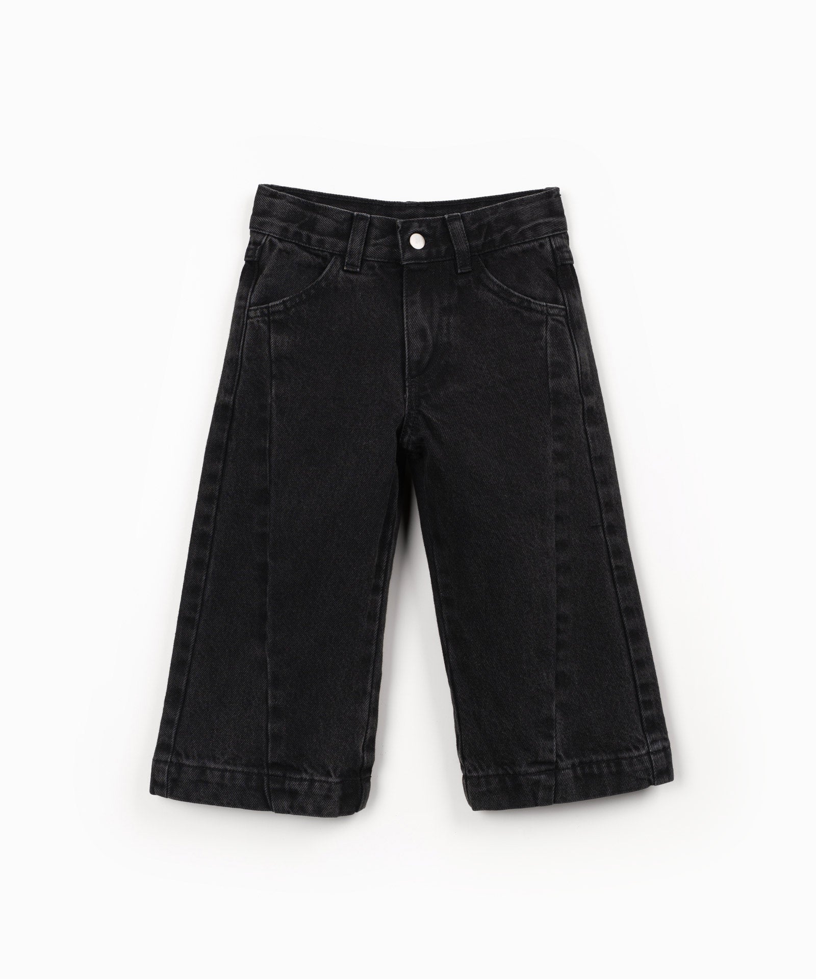 Play Up Denim Trousers Black