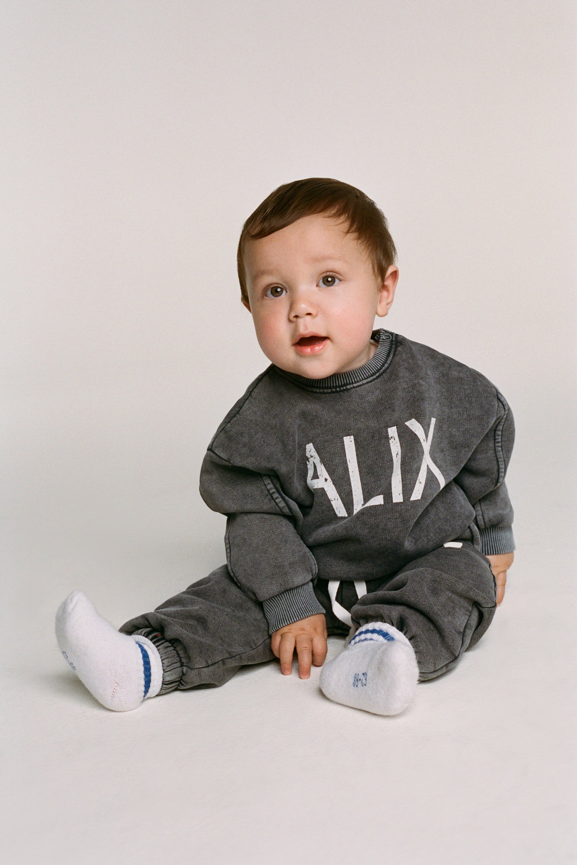 Alix Mini Knitted Bull Logo Pants Baby