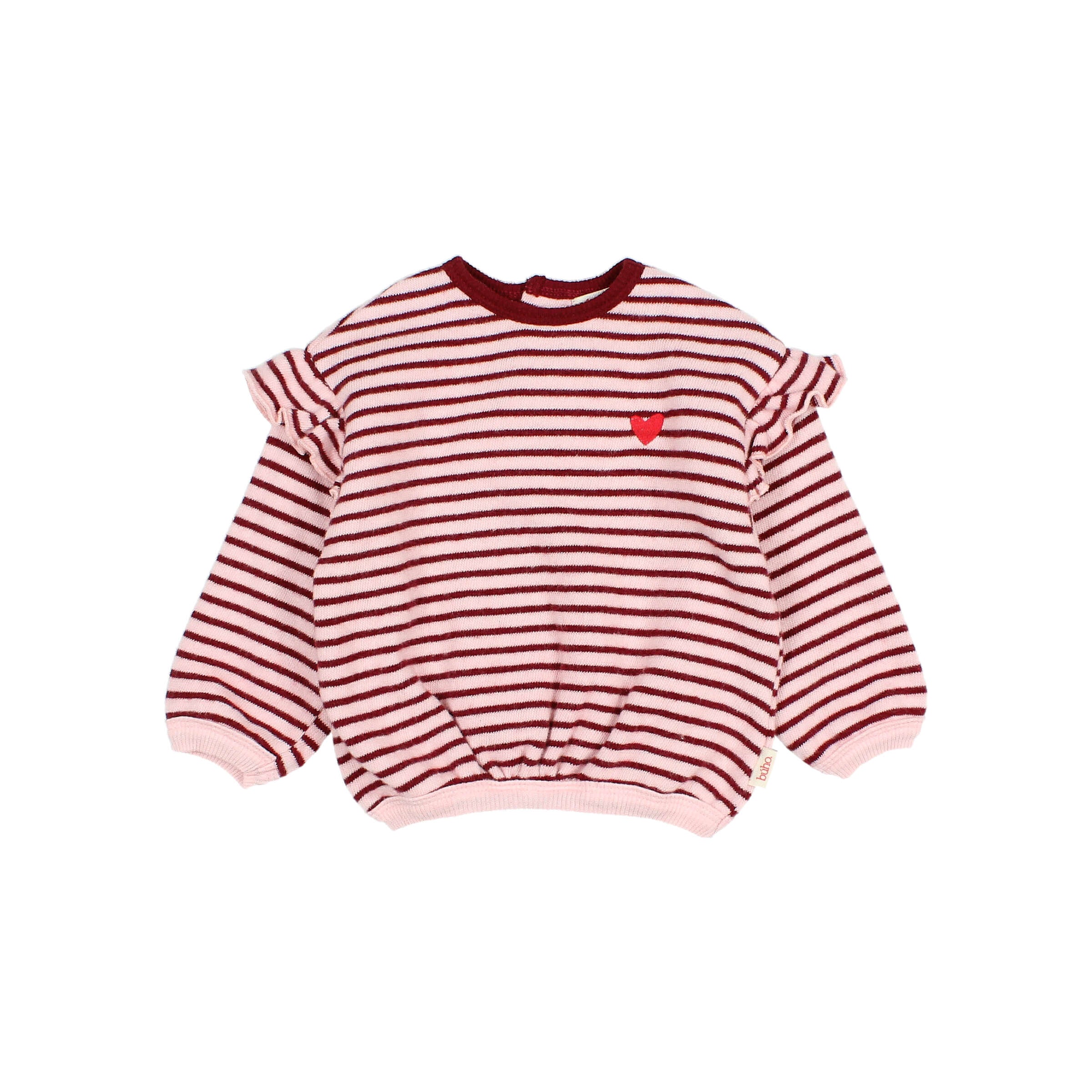 Búho Baby Soft Stripes Girly Sweatshirt