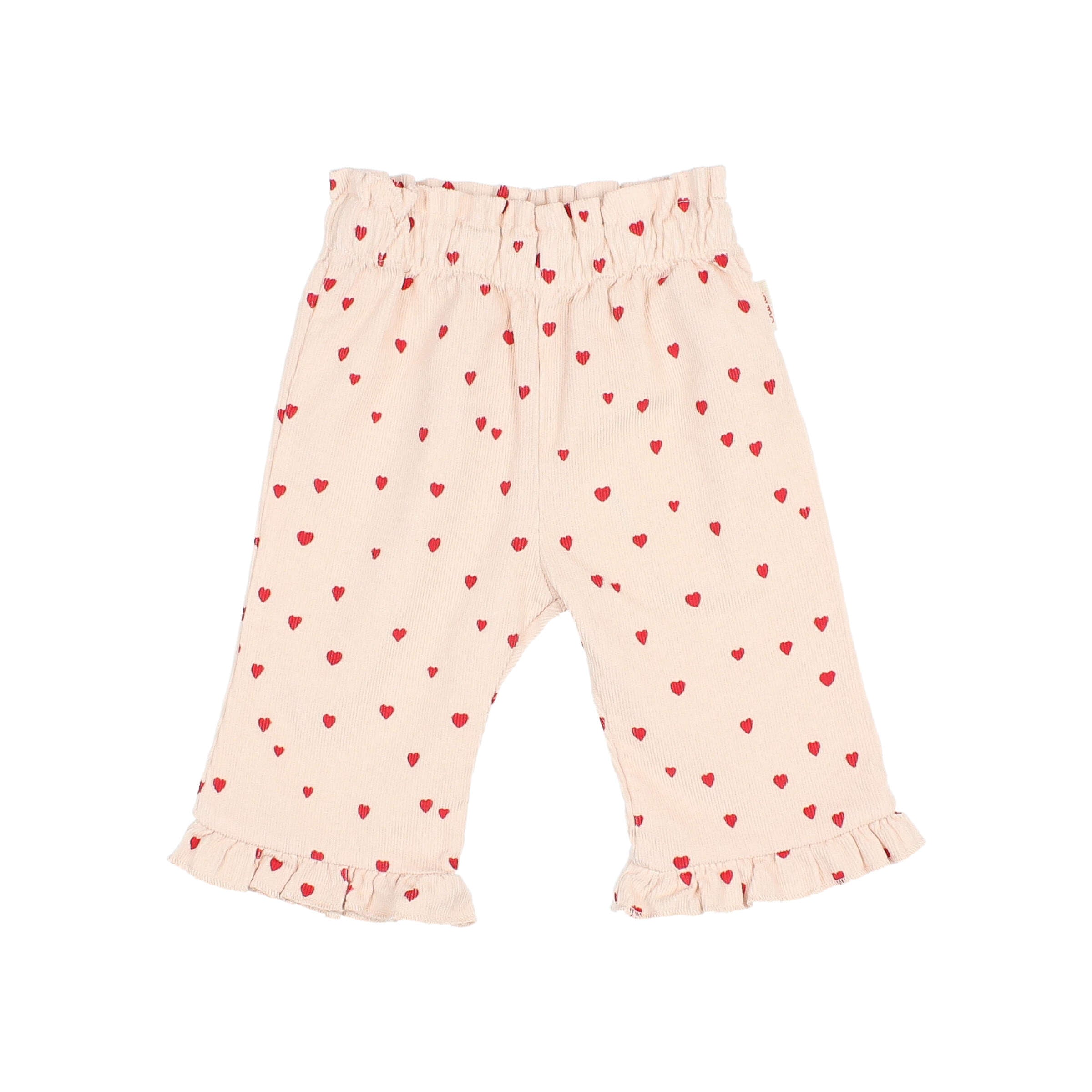 Búho Baby Mini Cuore Pants Cream Pink