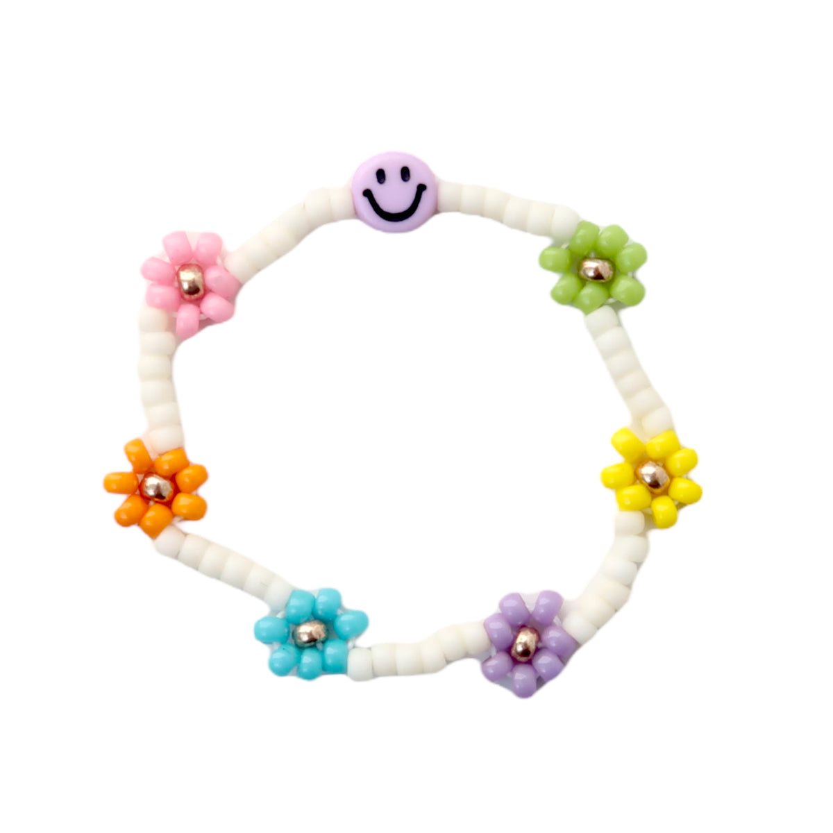 Love Issue Bracelet Daisy Smiley Rainbow