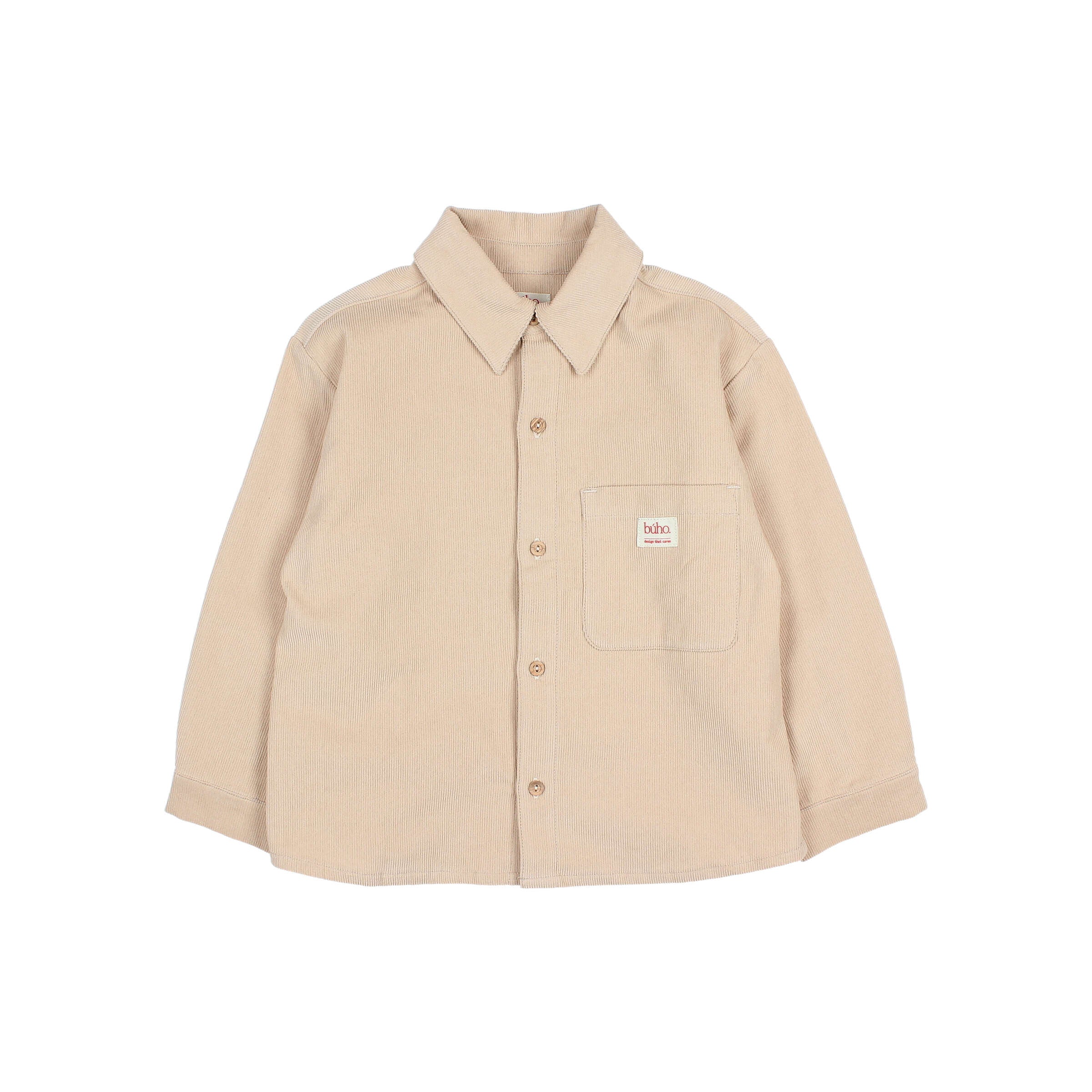 Búho Soft Velour Shirt/Blouse Biscuit