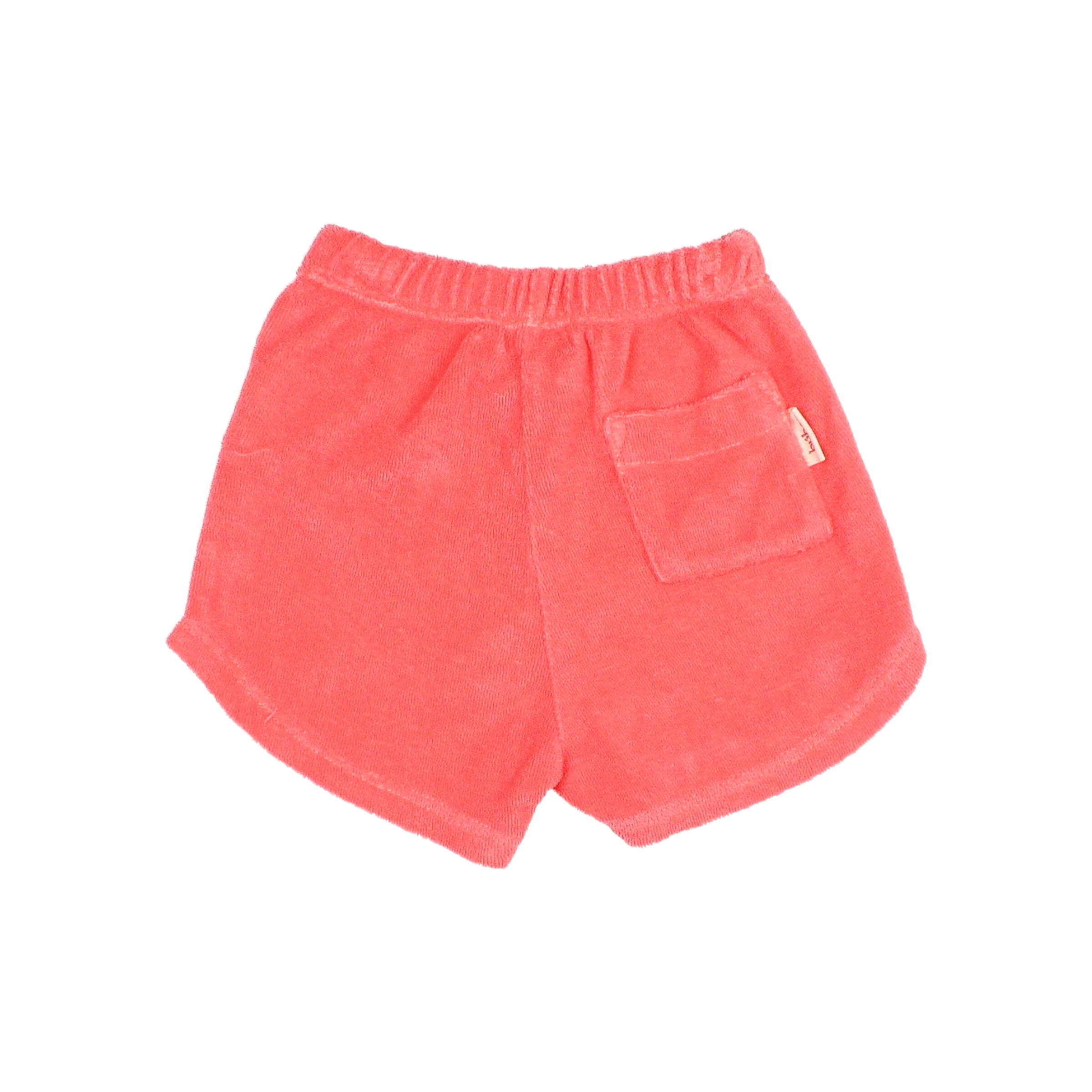Búho Baby Terry Shorts Coral