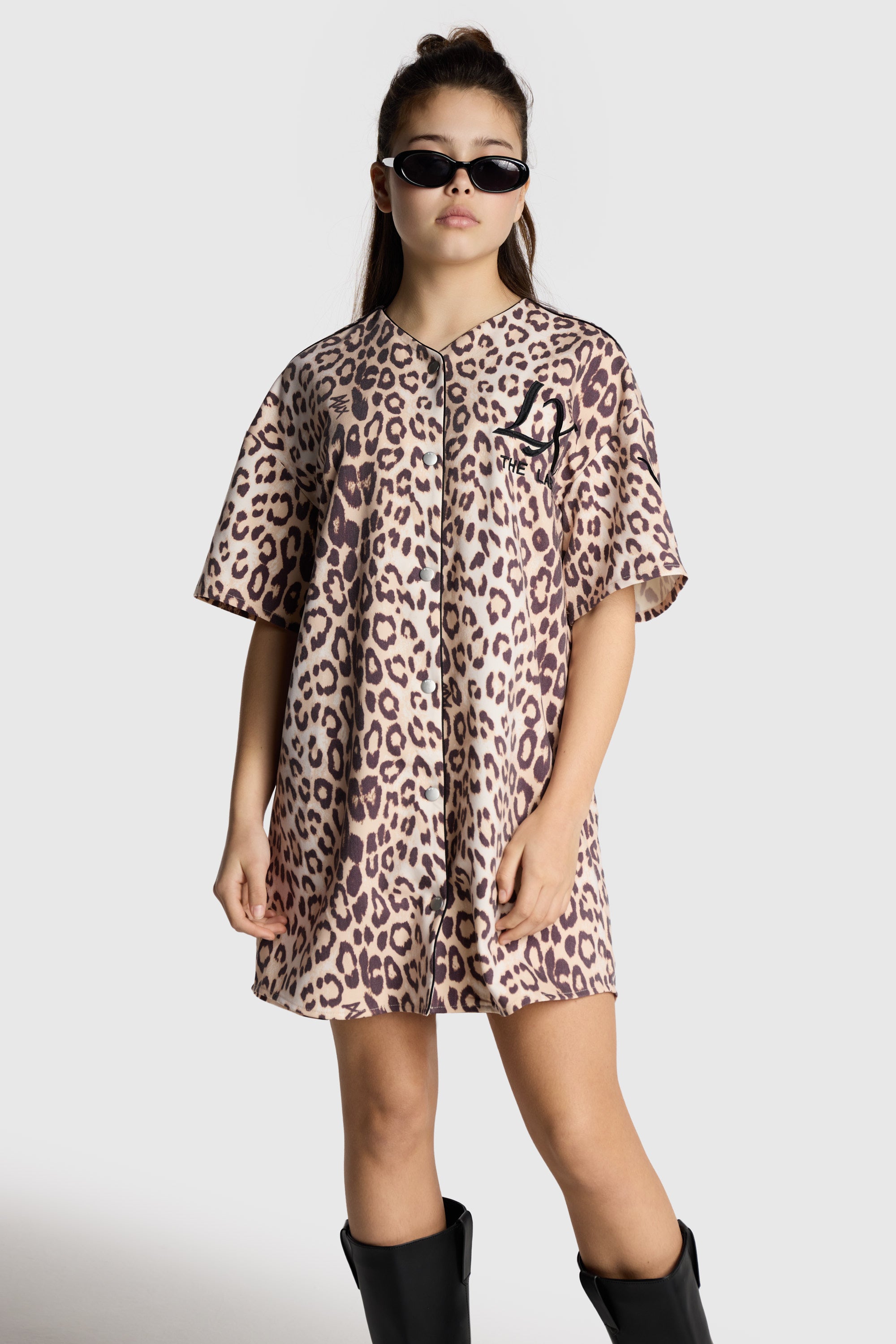 Alix Mini Woven Baseball Dress