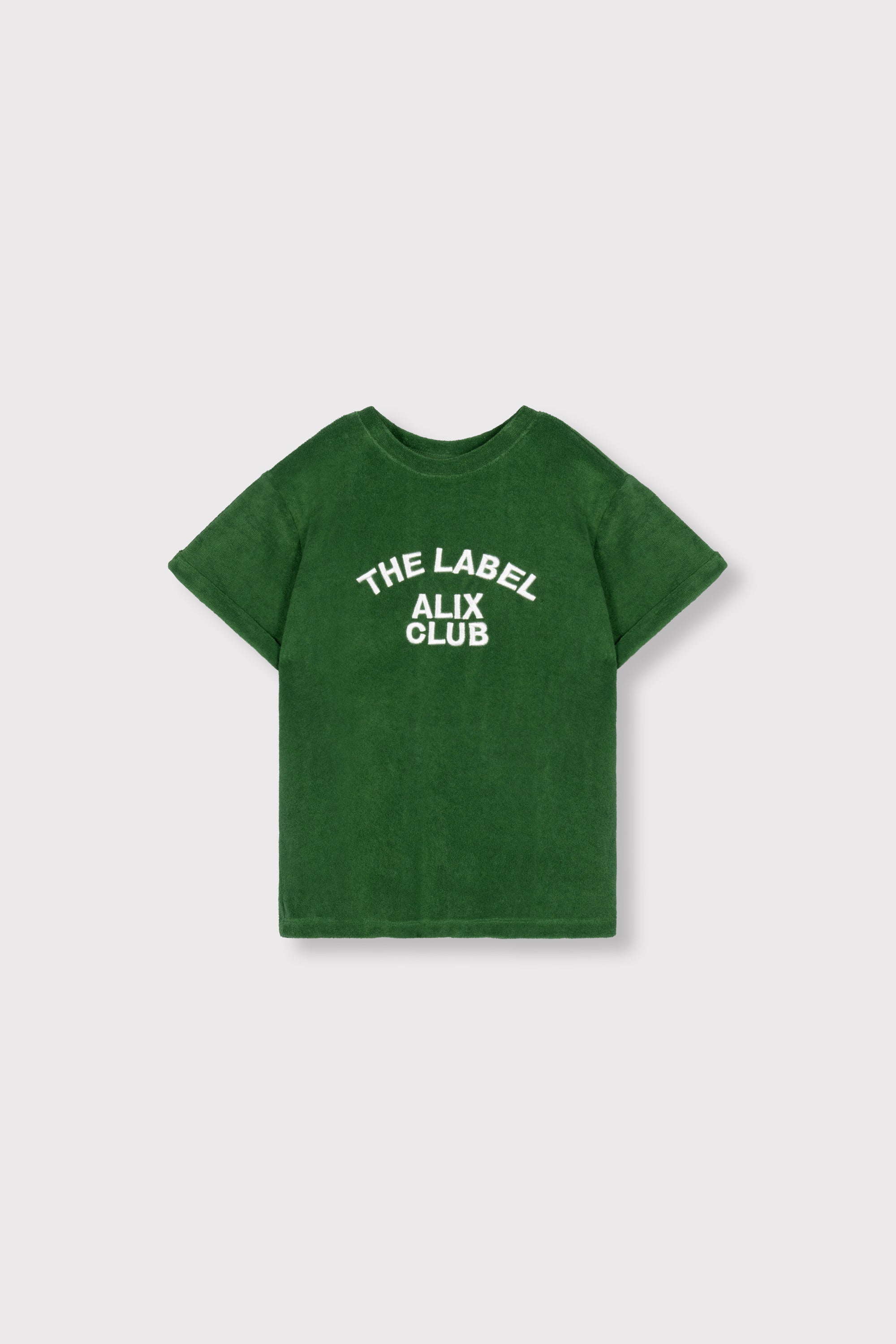 Alix Mini Terry T-shirt Green