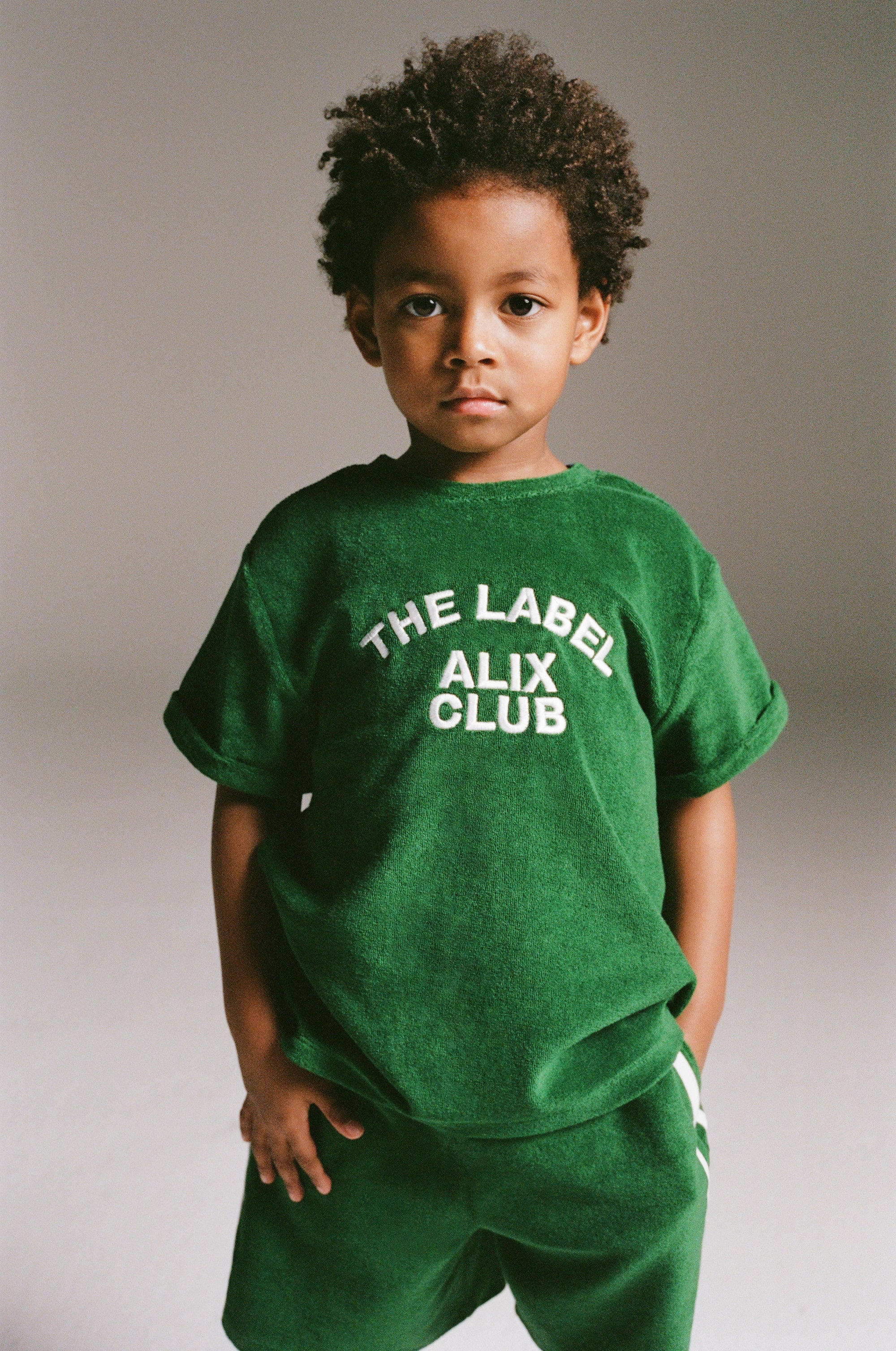 Alix Mini Terry T-shirt Green