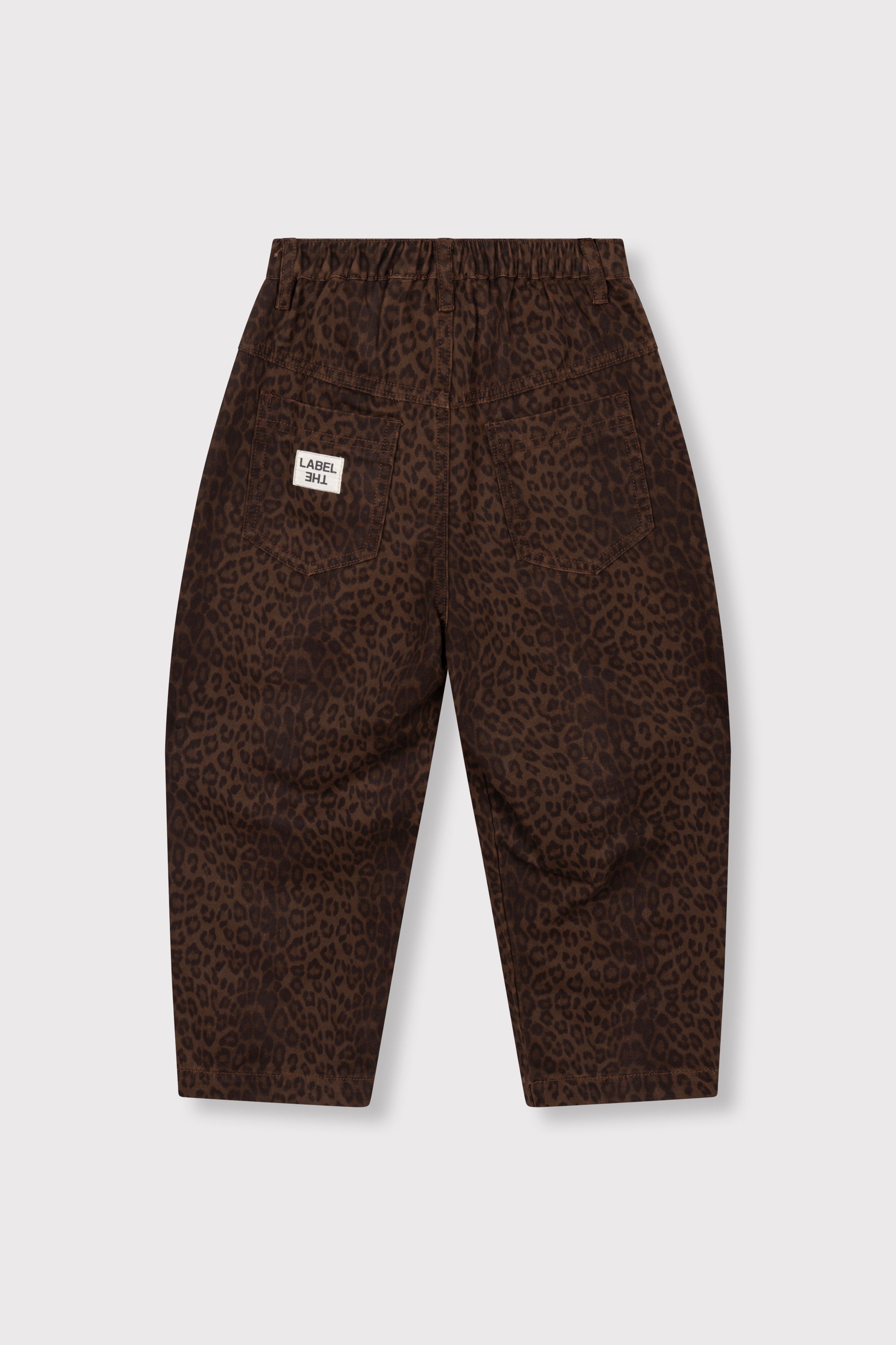 Alix Mini Kids Woven Leopard Cargo Pants