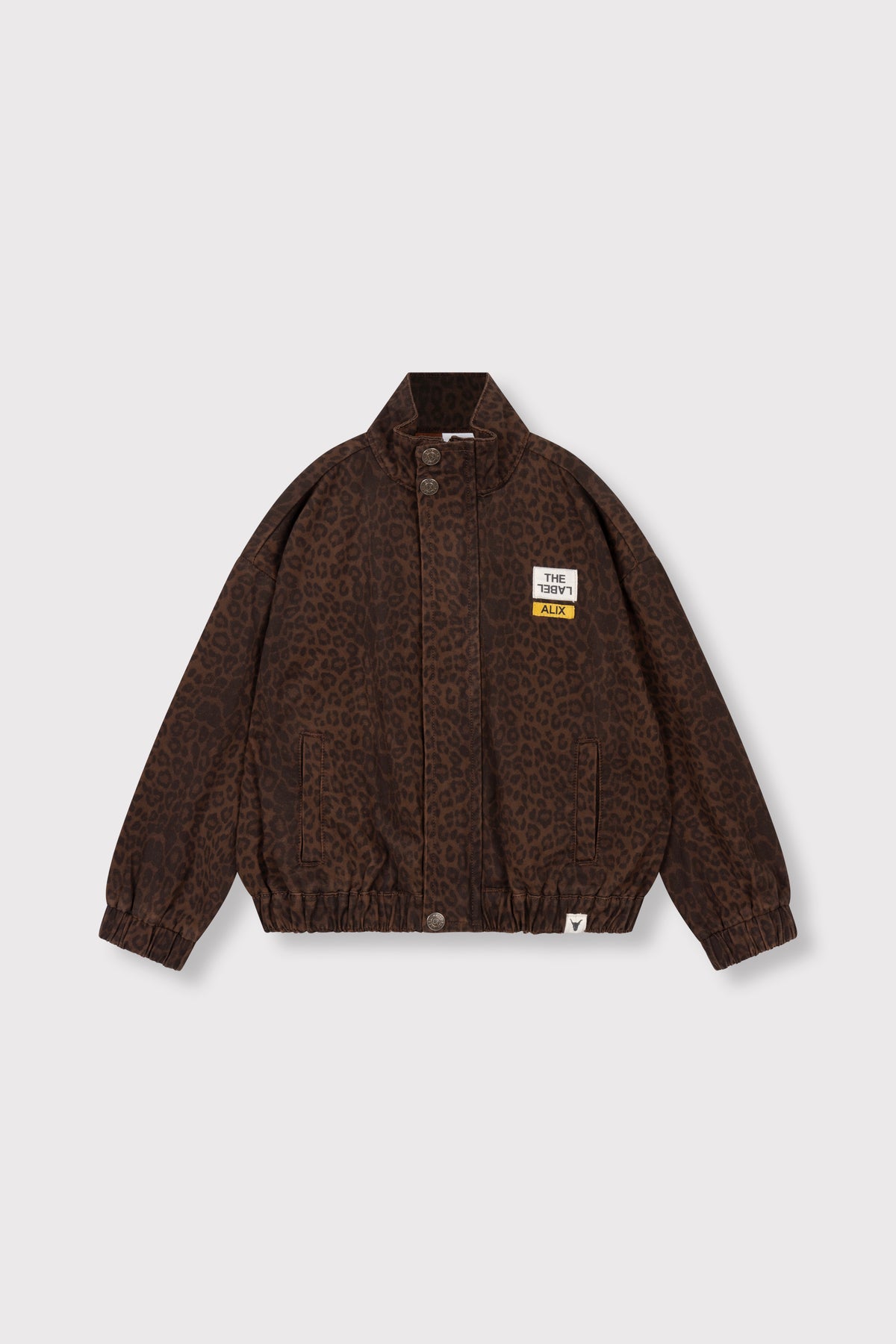 Alix Mini Woven Leopard Jacket