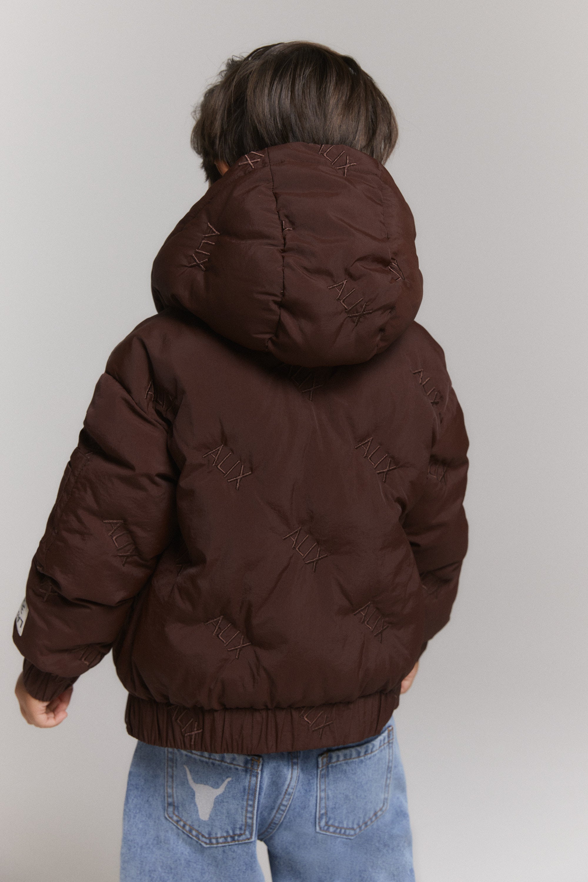 Alix Mini Quilted Winter Coat WarmBrown