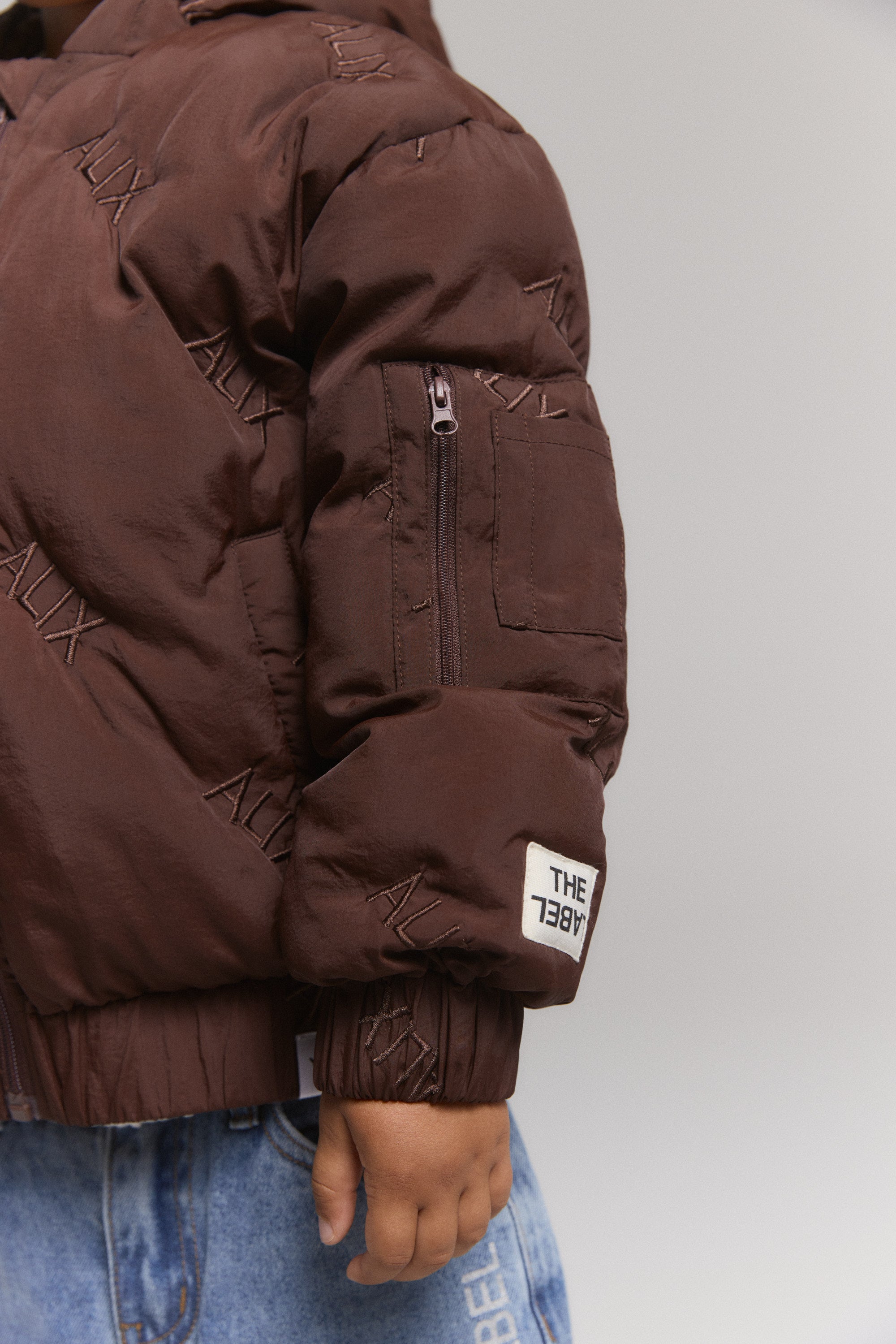Alix Mini Quilted Winter Coat WarmBrown