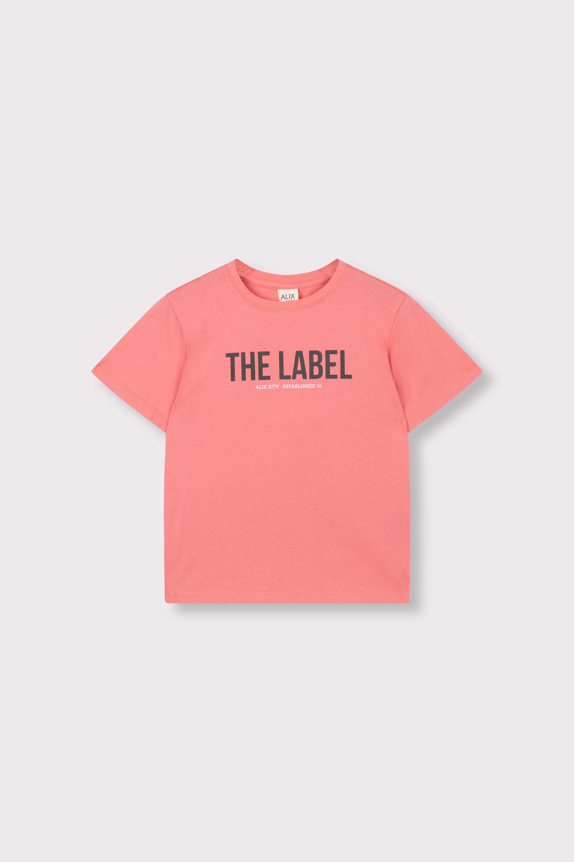 Alix Mini The Label T-shirt Bright Coral