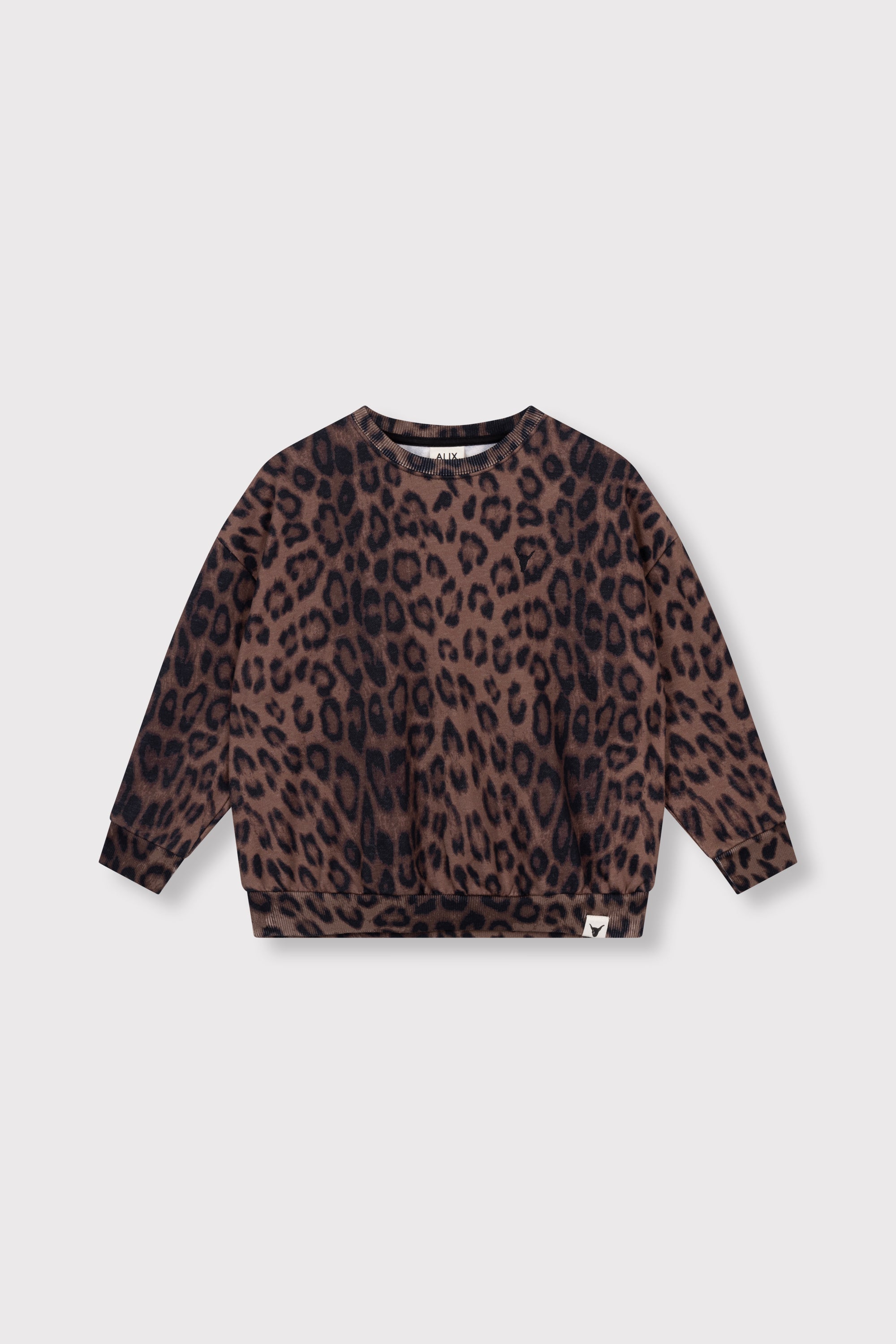 Alix Mini Kids Knitted Leopard Sweater