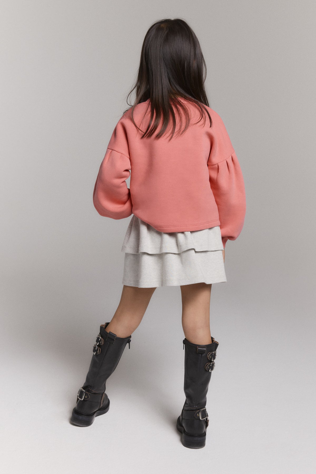 Alix Mini Cropped Sweater Bright Coral