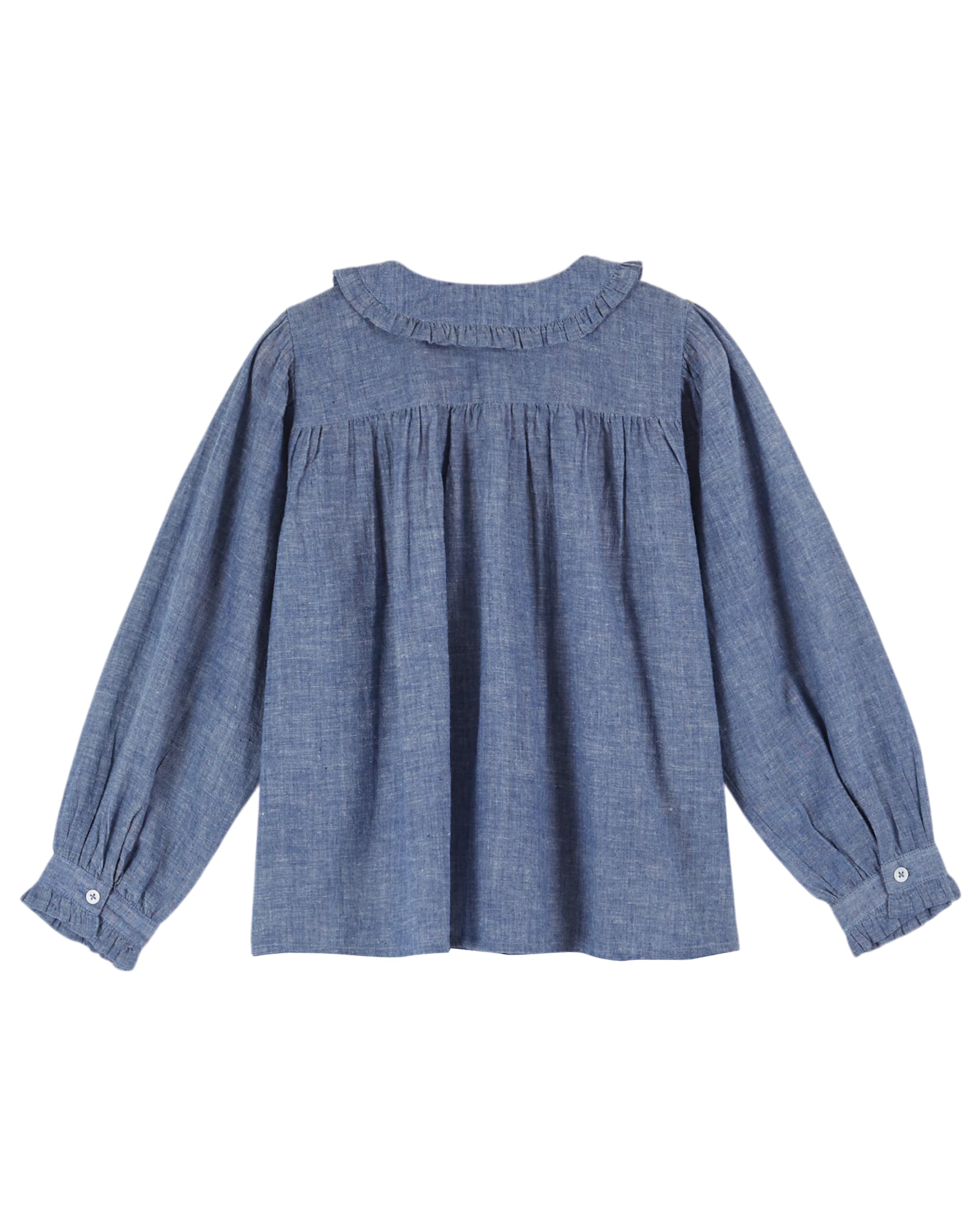 Emile & Ida Blouse Smockee Chambray