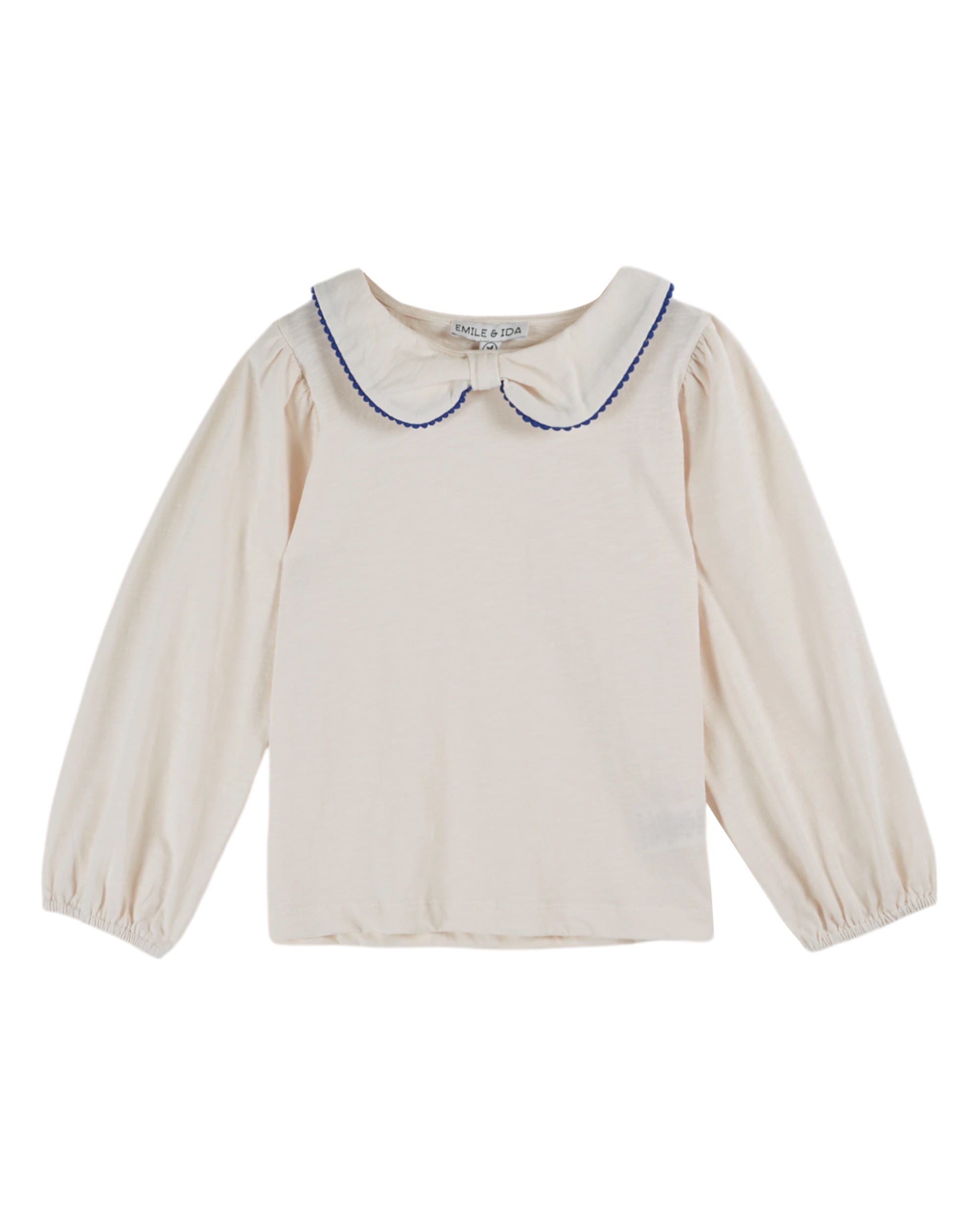 Emile & Ida Tee Shirt Picote Creme