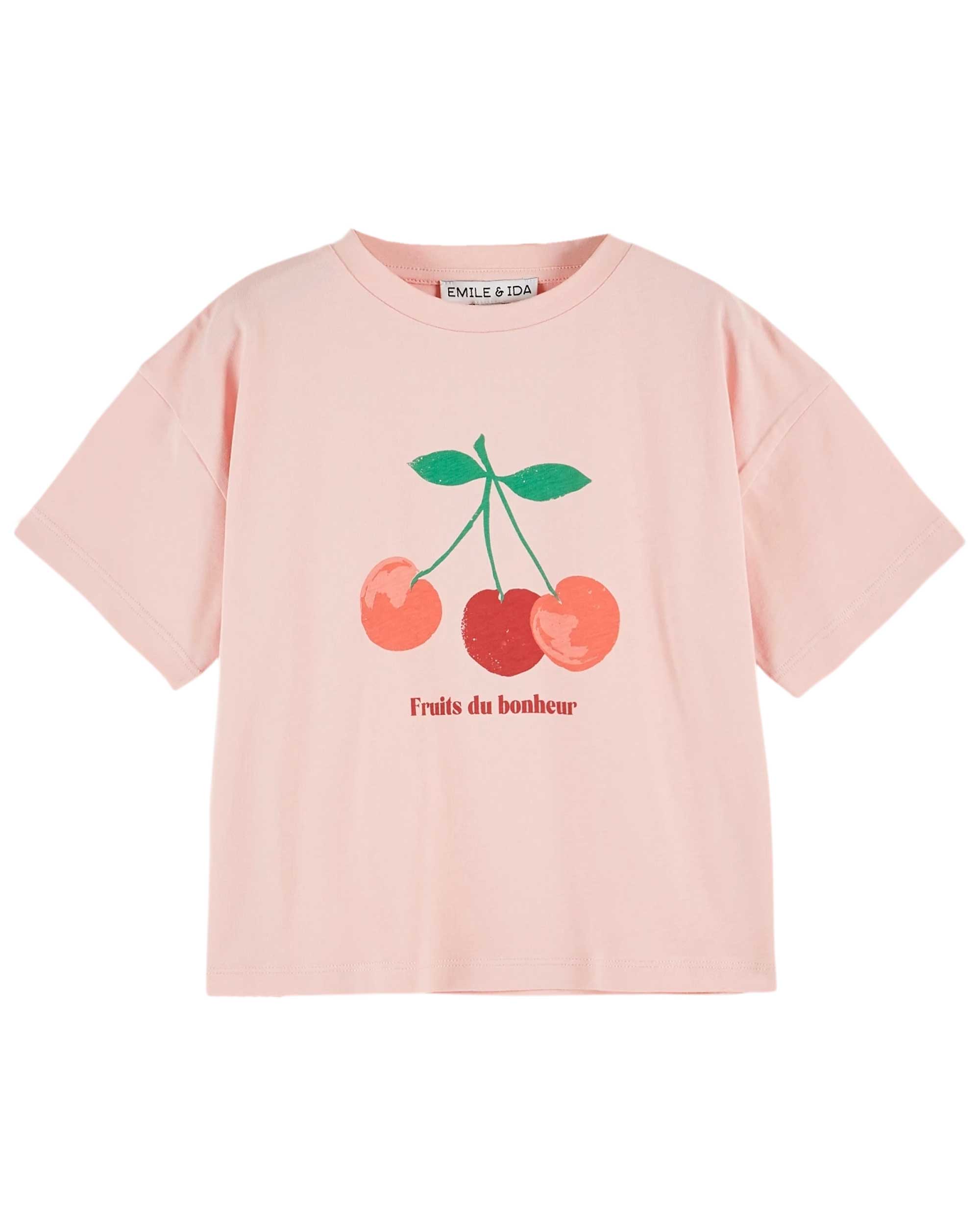 Emile & Ida Tee Shirt Imprimee Place Fruit Blossom