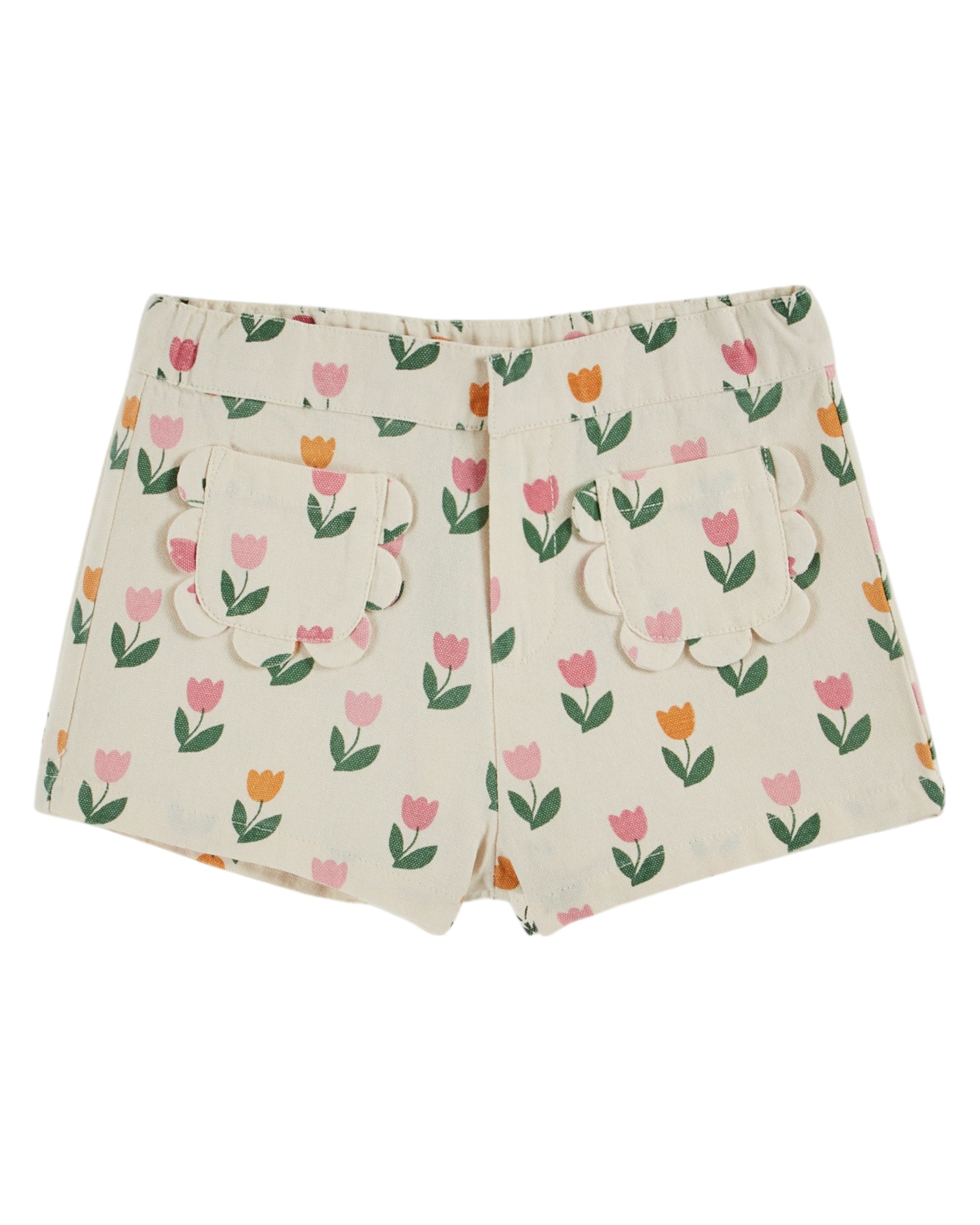 Emile & Ida Short Poches Fleurs Tulipe