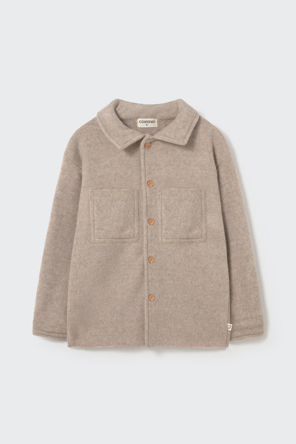 My Little Cozmo Algherok Stone Soft Bamboo Overshirt