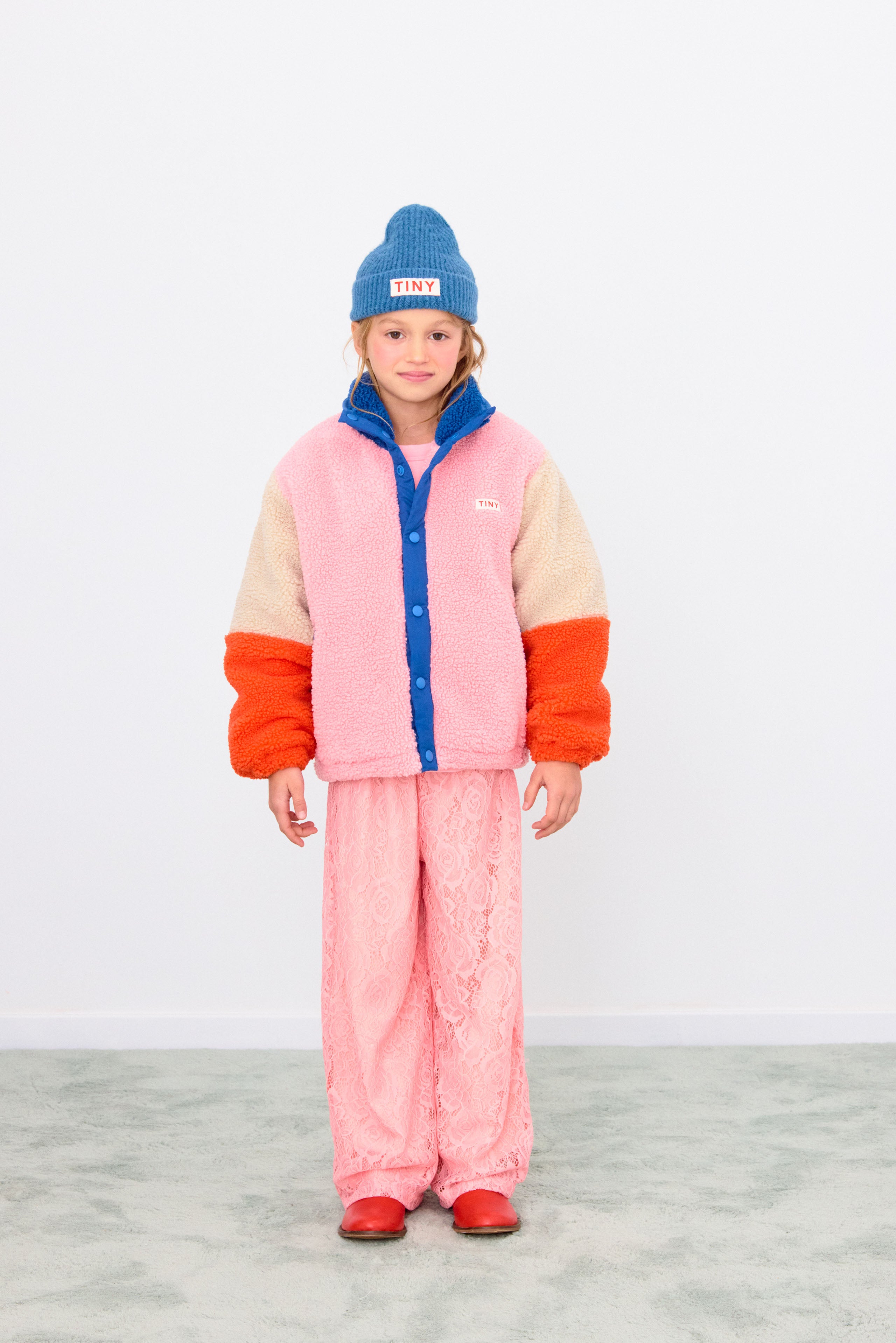 Tiny Cottons Polar Sherpa Jacket Girls