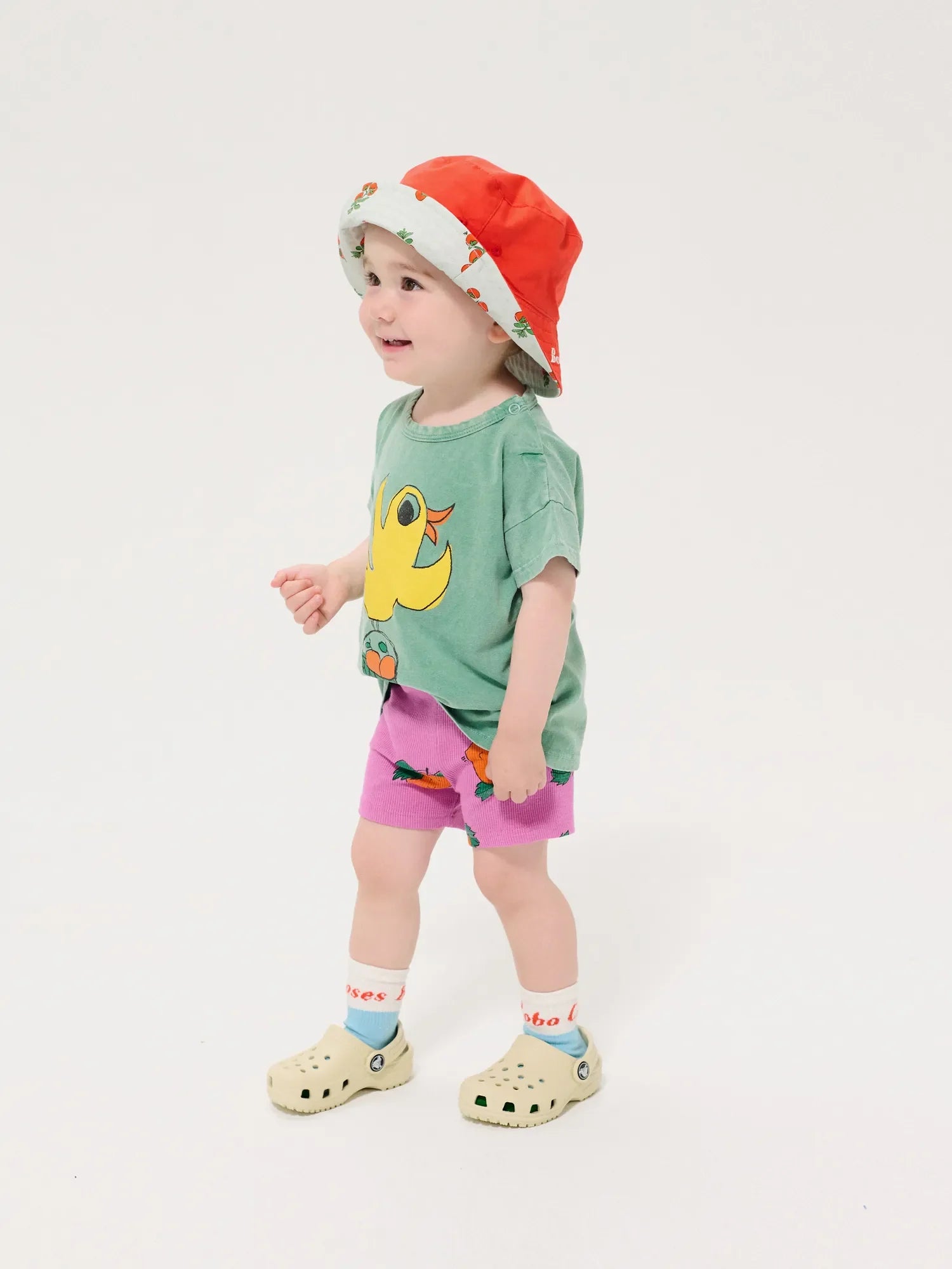 Bobo Choses Tangerine All Over Shorts Leggings Baby