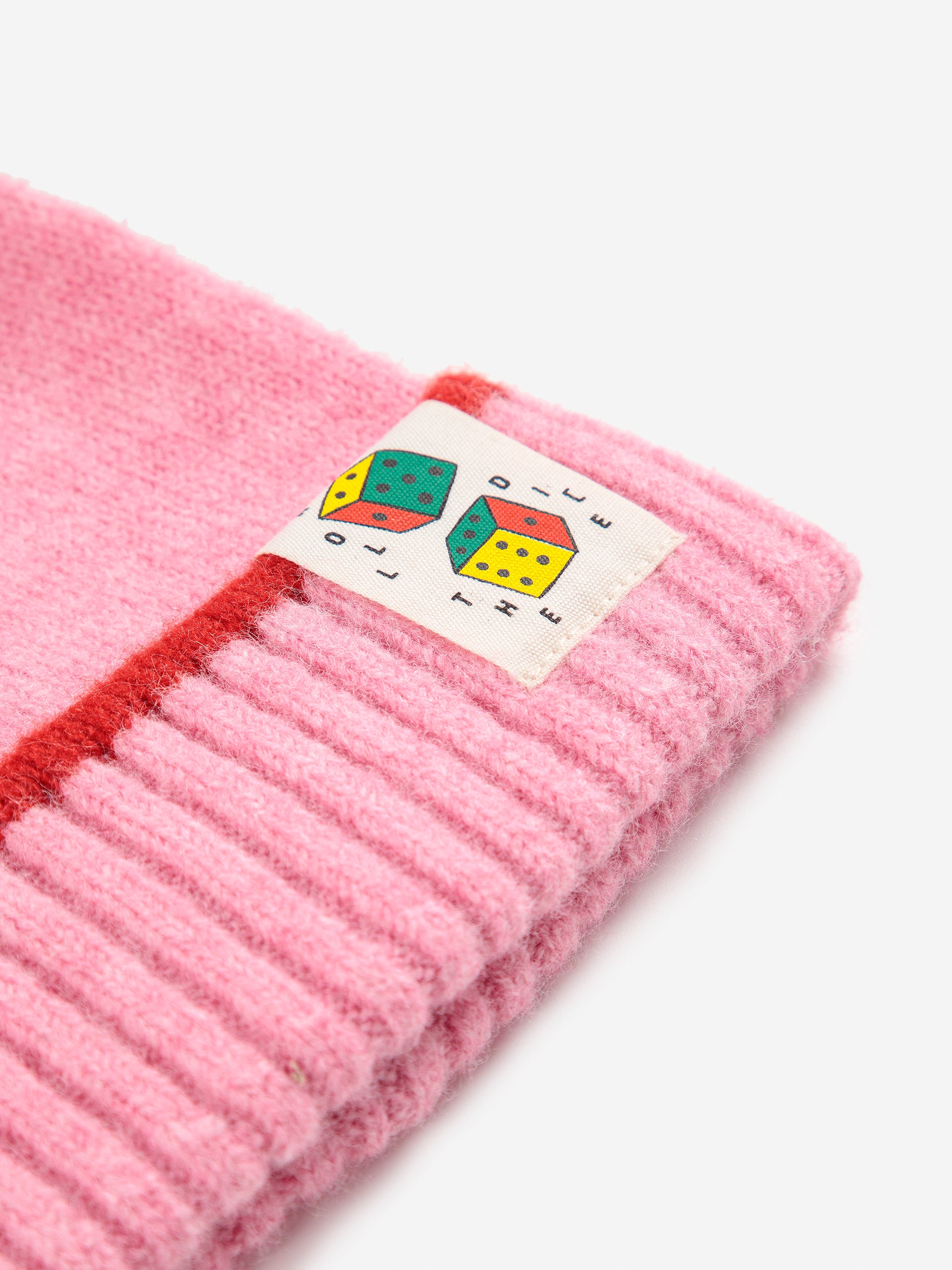 Bobo Choses Roll The Dice Roze Beanie Muts