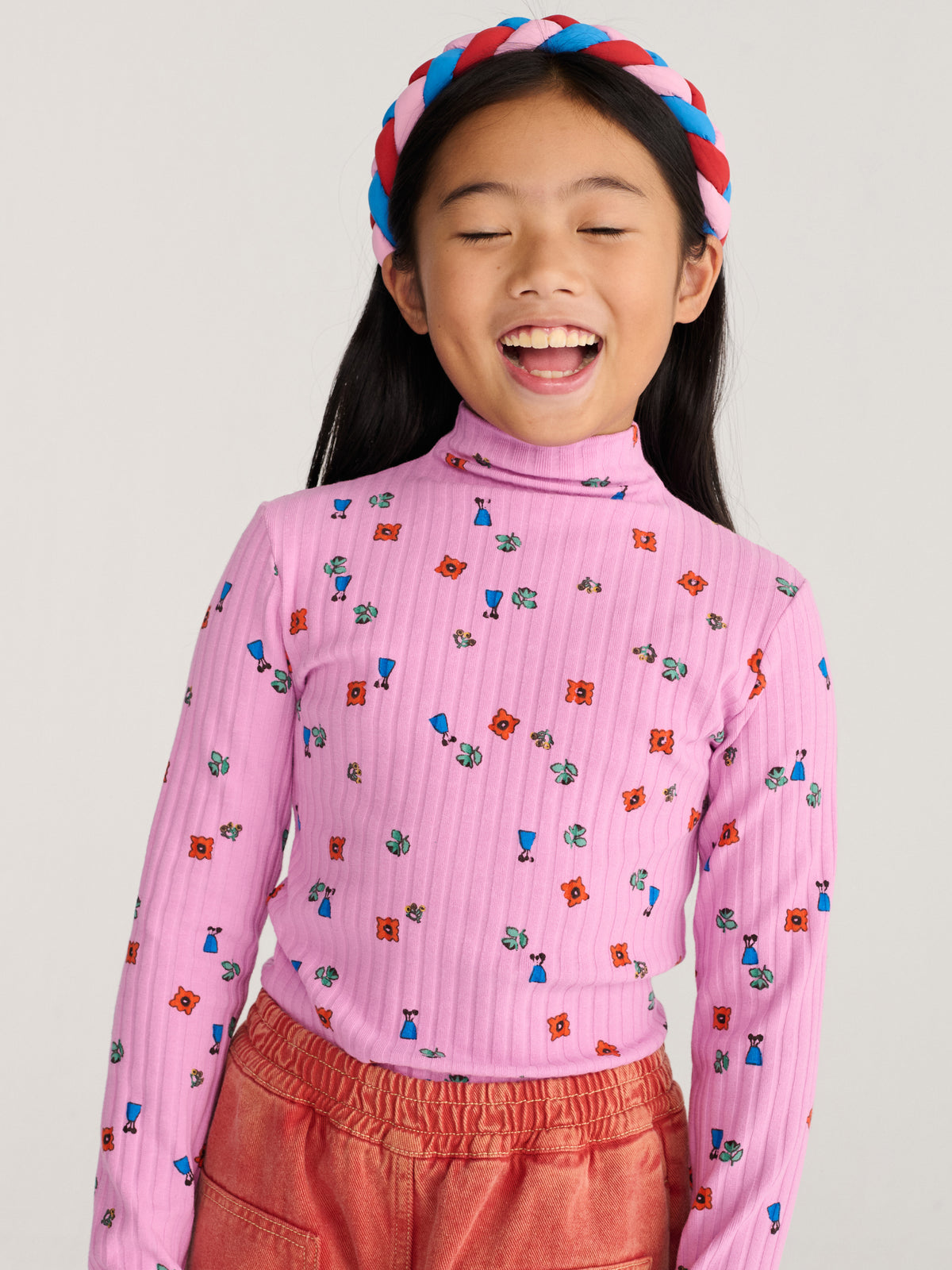 Bobo Choses Blossom All Over Turtleneck T-shirt