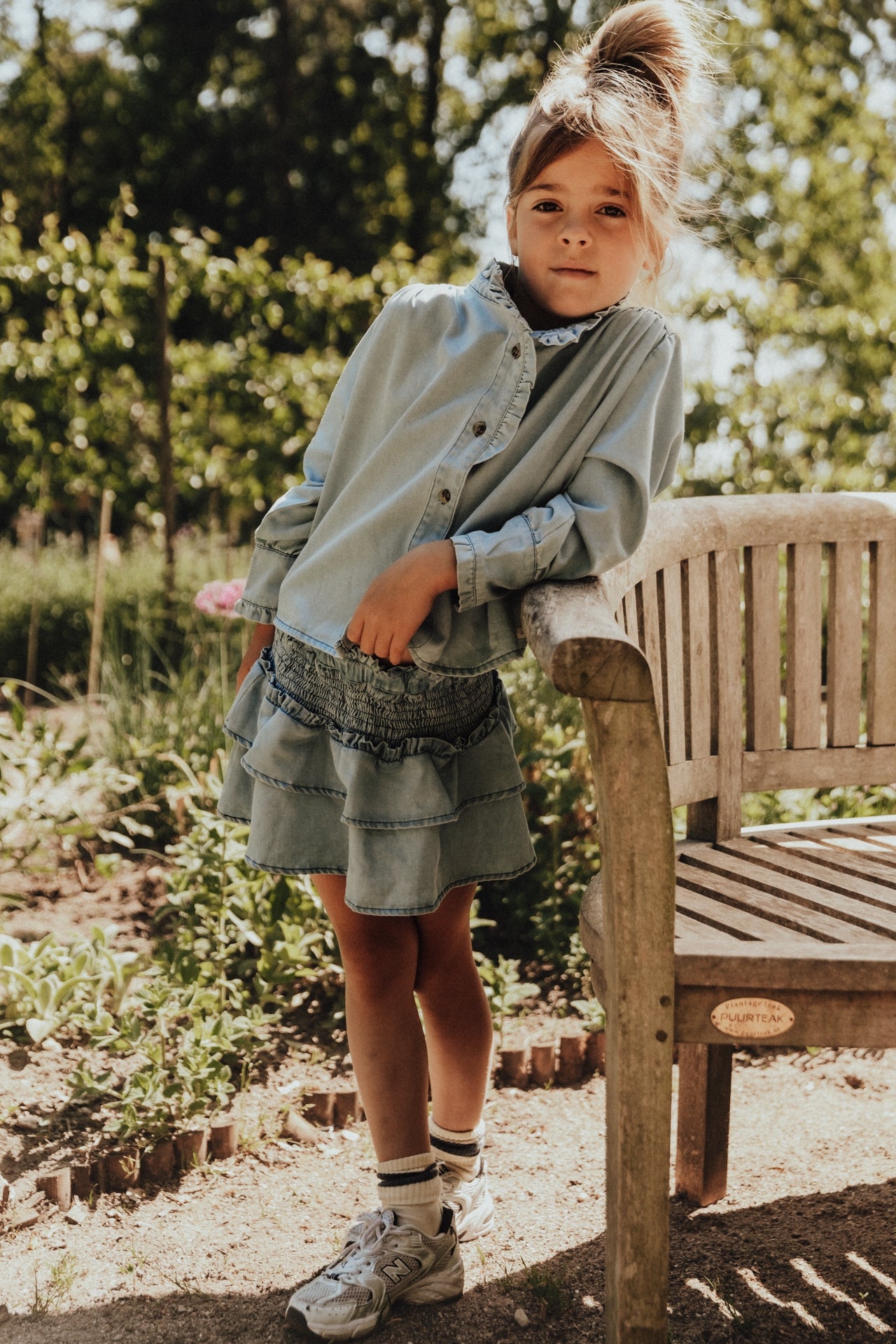 Baje Studio Yille Denim Rok Blue Denim Light