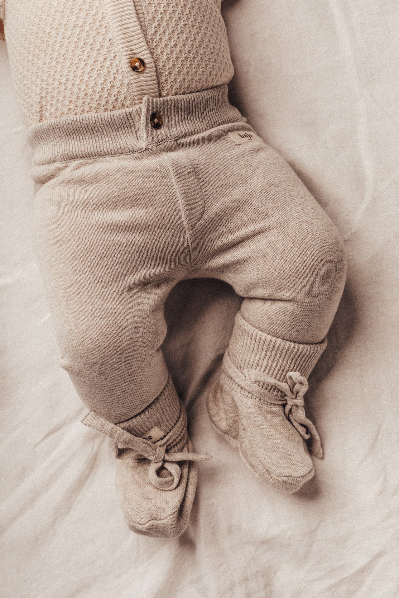 Baje Studio Valero Baby broek Taupe Cafe