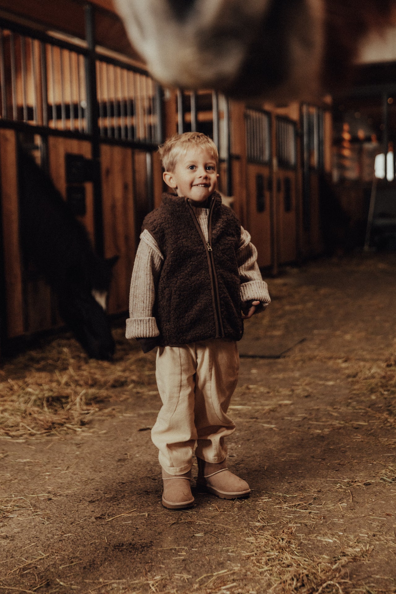 Baje Studio Myso Bodywarmer Brown Choco