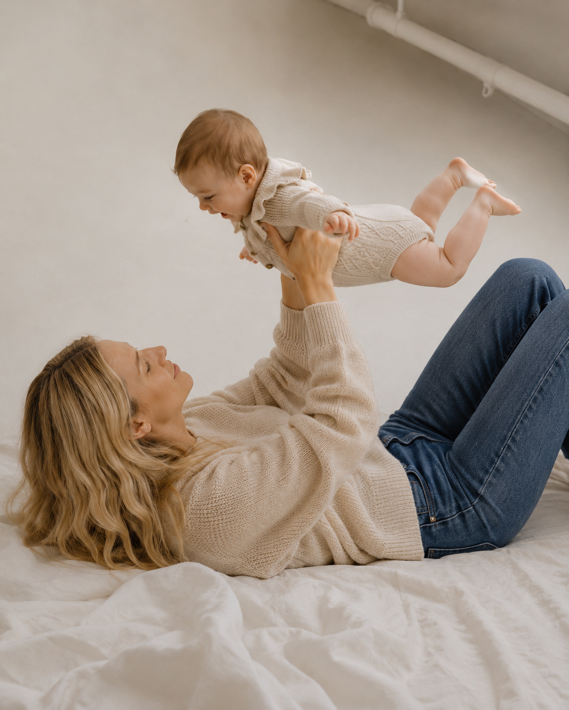 Baje Studio Baby Fien Beige Romper