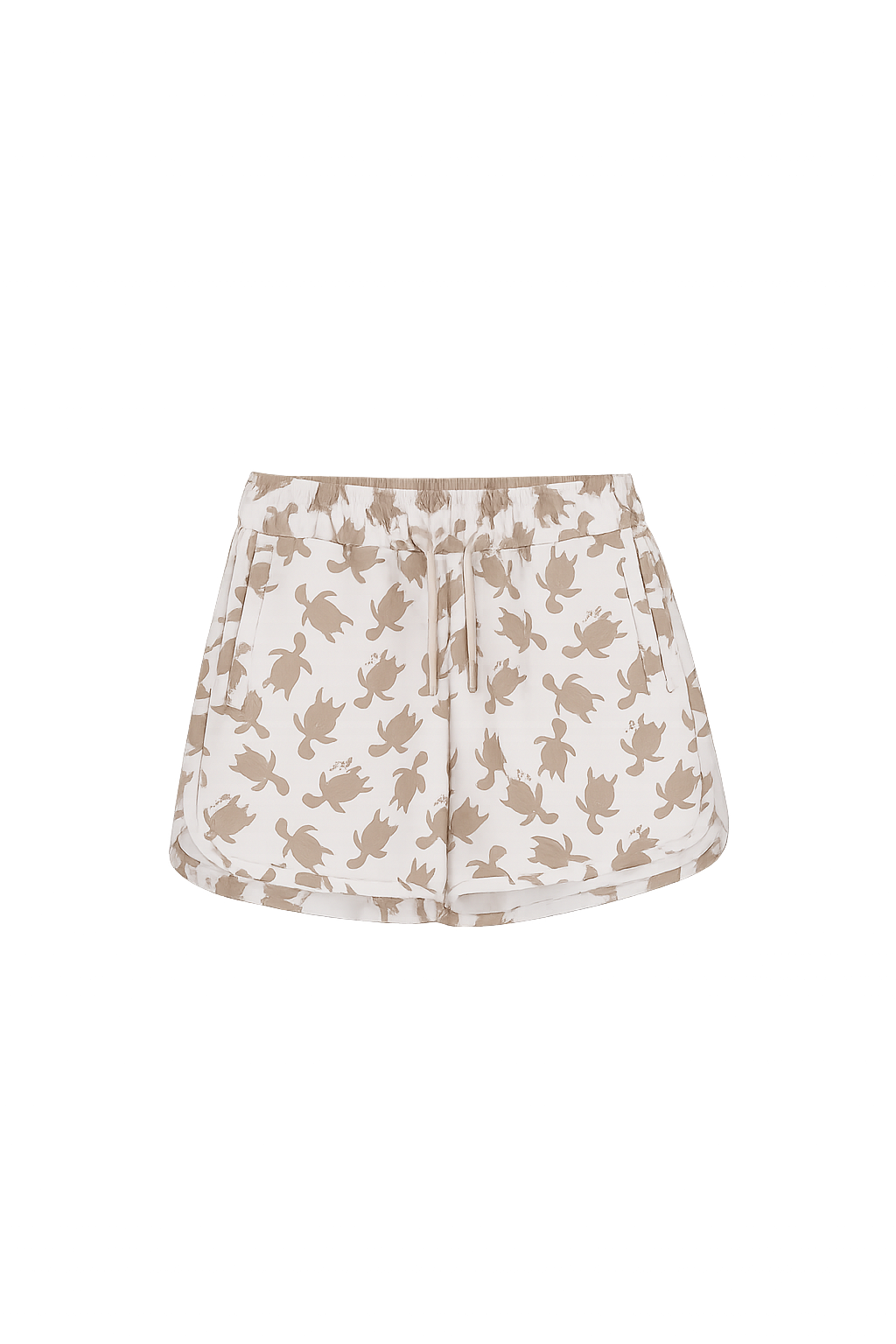Baje Studio Mello Print Swimshort Creme Oat