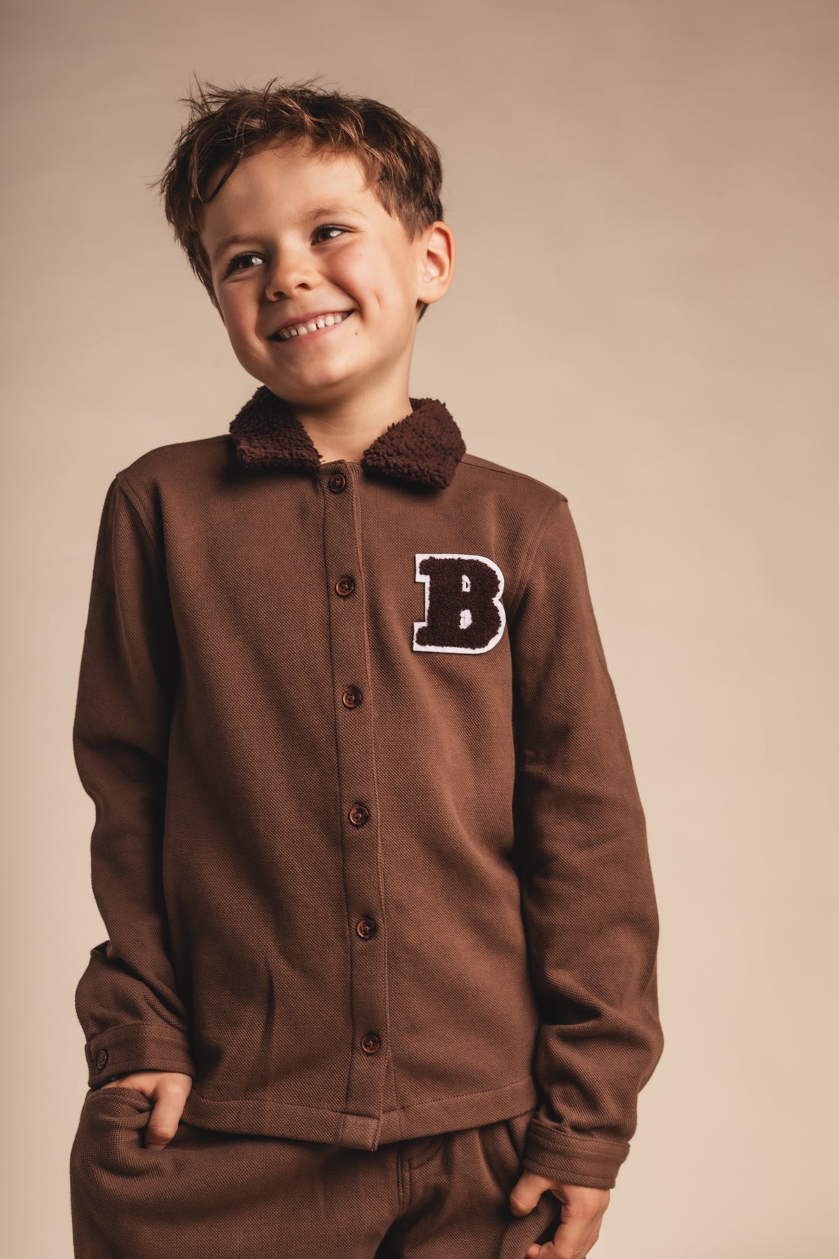 Baje Studio Bai shirt Brown Dark