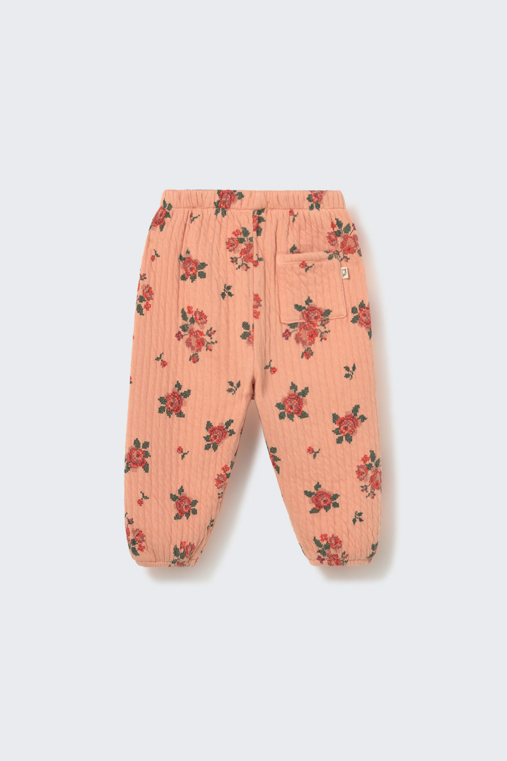 My Little Cozmo Baby Petal Quilted Floral Print Pants