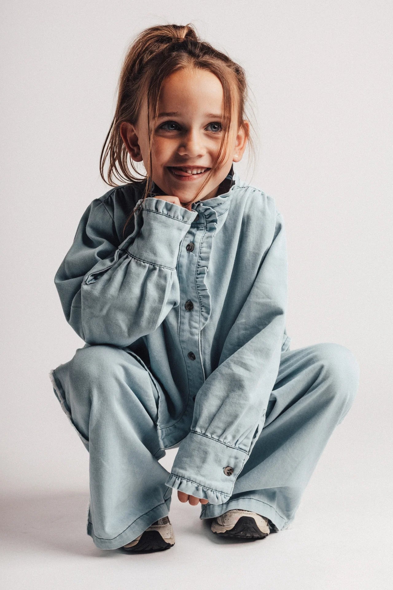 Baje Studio Lala Blouse Denim Light Blue